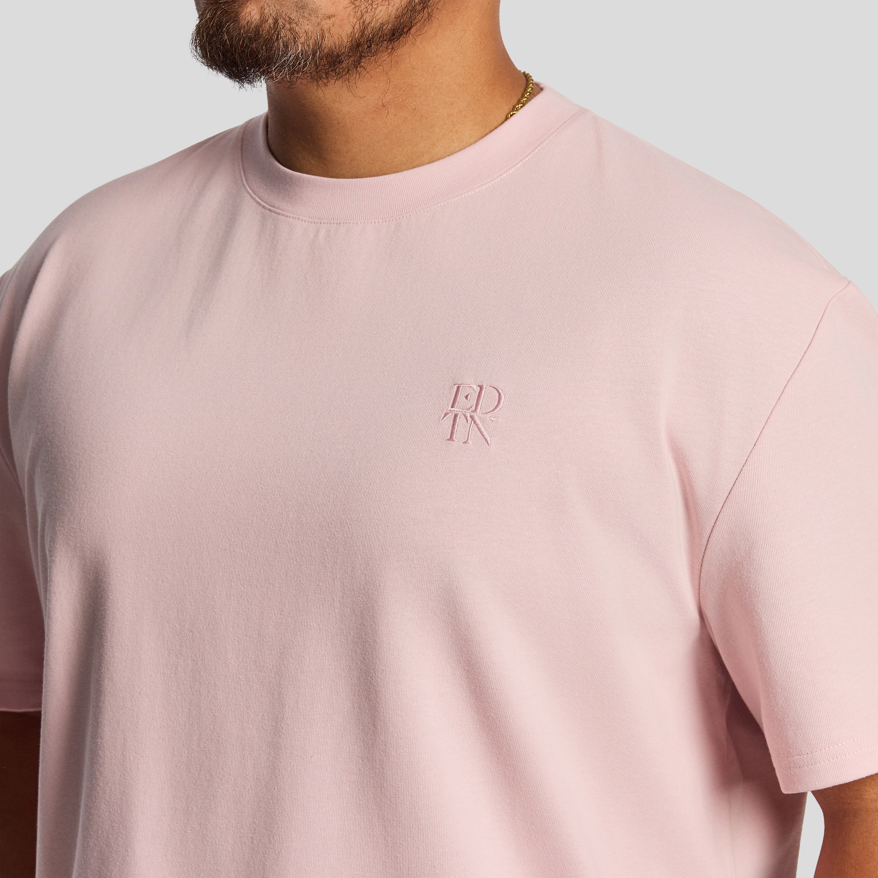 Pink Cole Relaxed Crew Tee