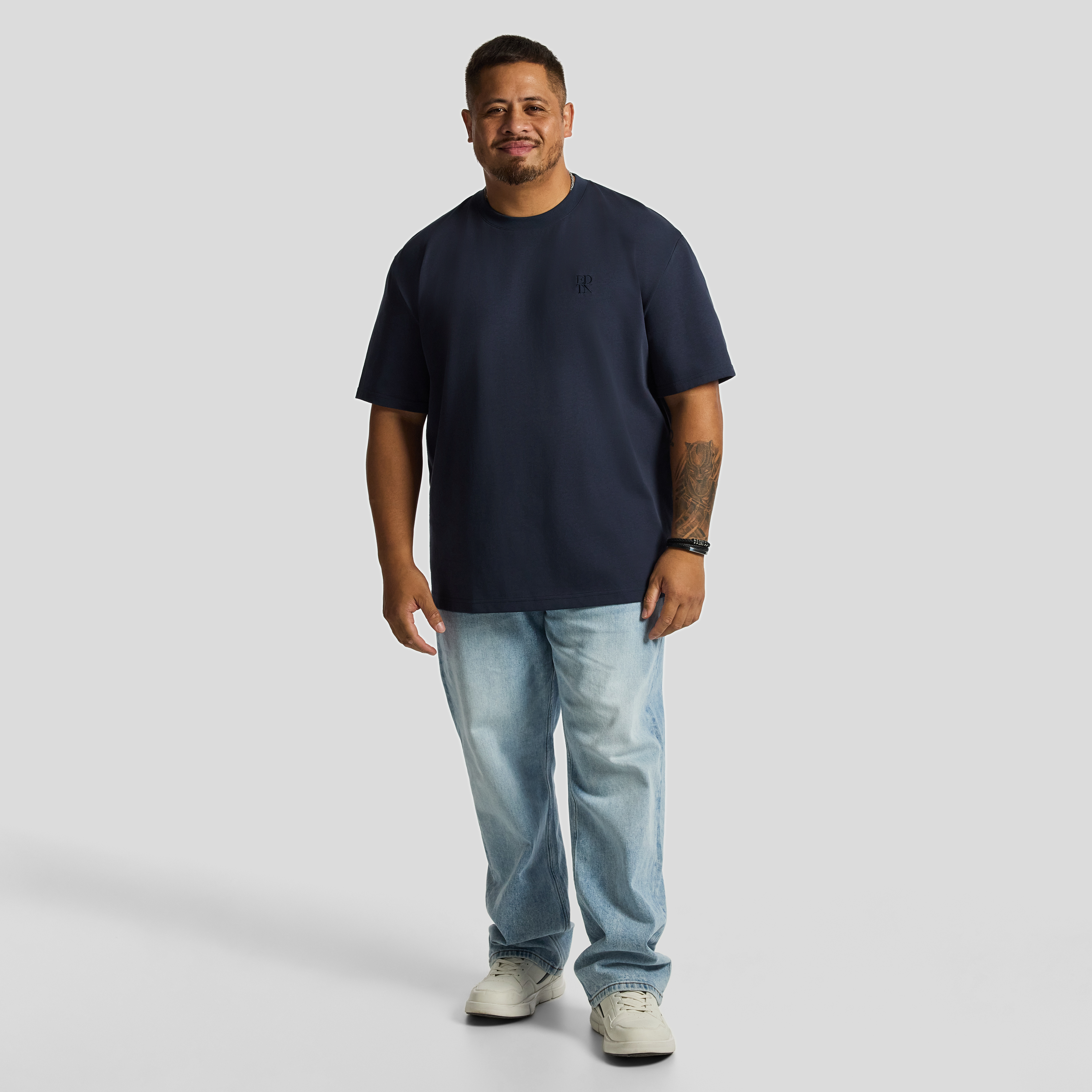 Steel Cole Relaxed Crew Neck Tee