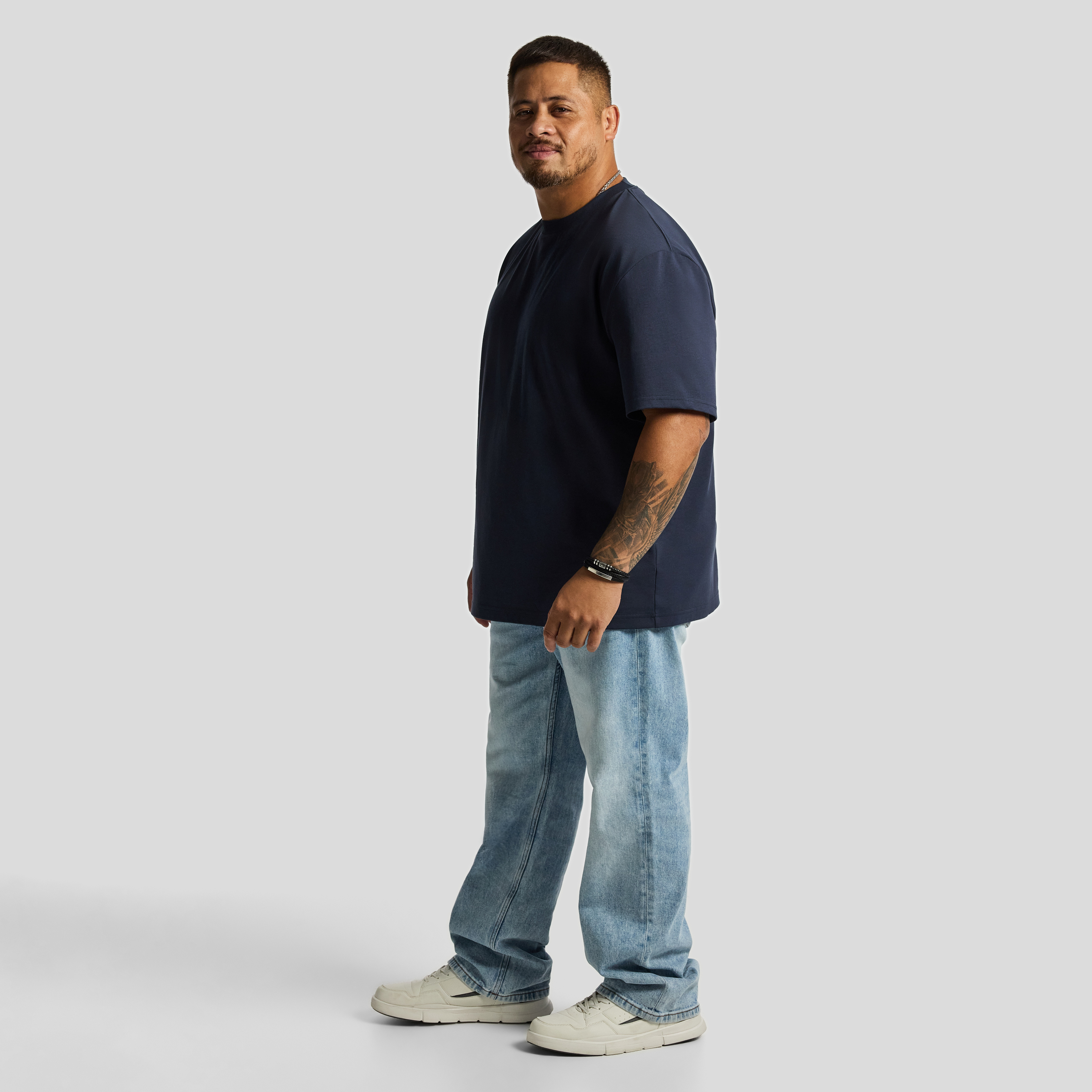 Steel Cole Relaxed Crew Neck Tee