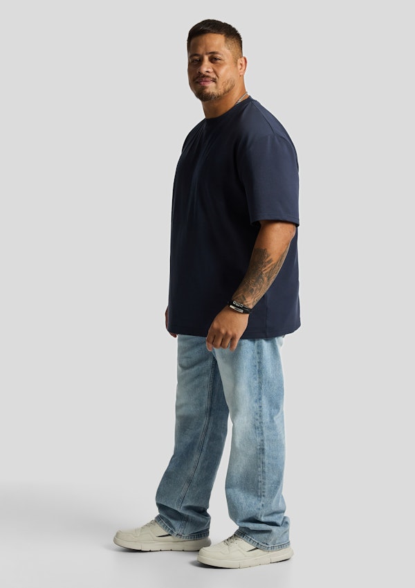 Steel Cole Relaxed Crew Neck Tee