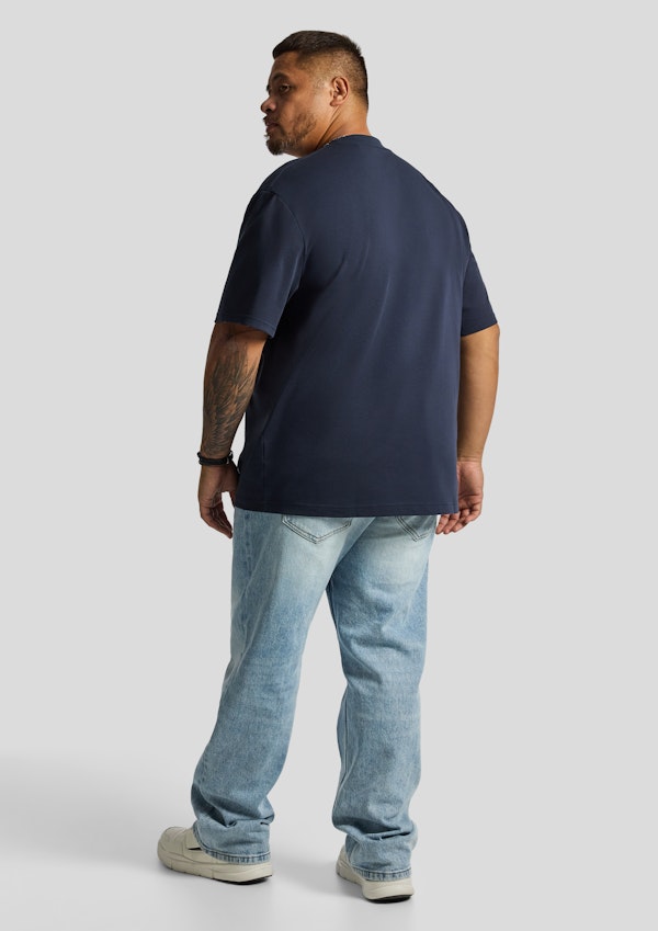 Steel Cole Relaxed Crew Neck Tee