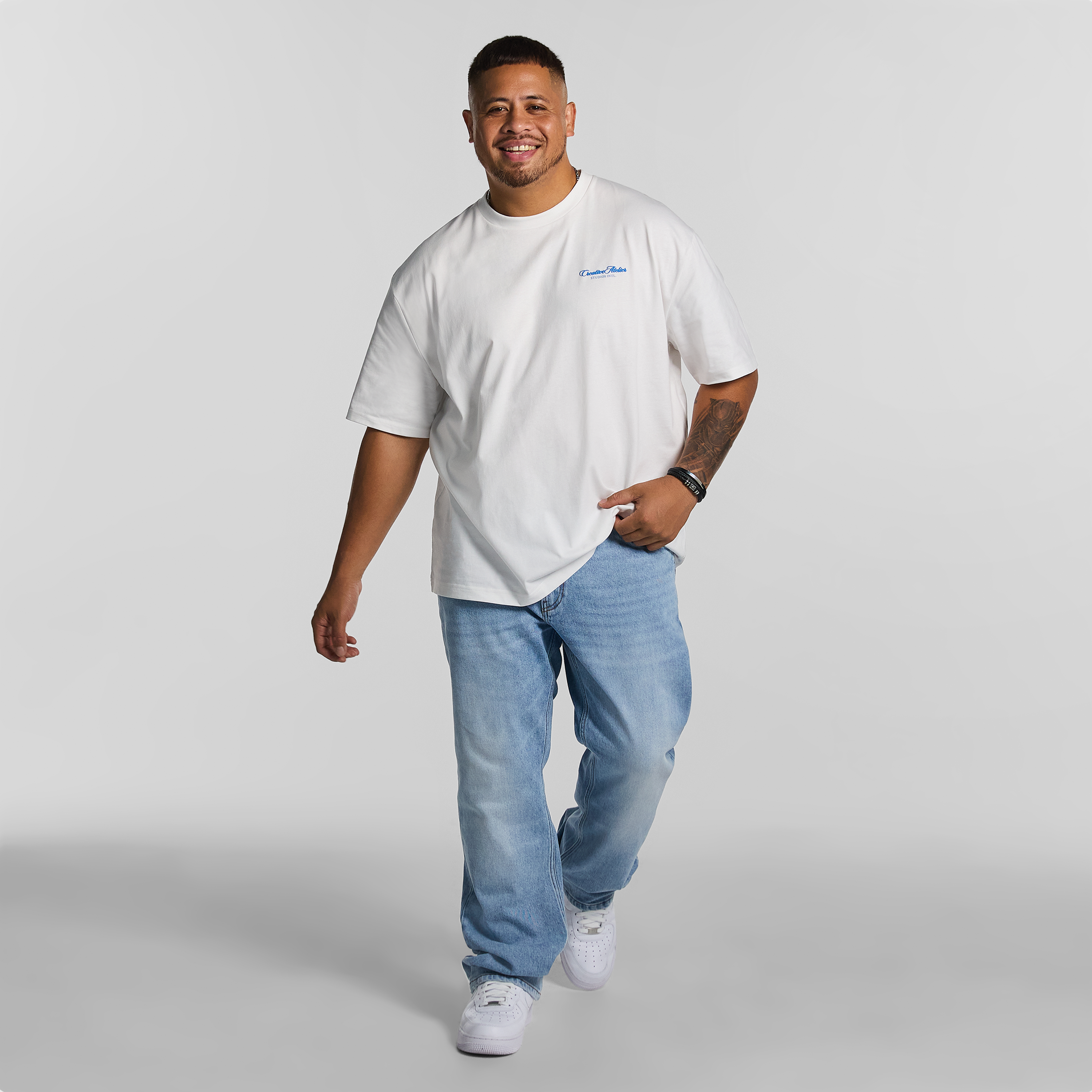 Off White Dex Relaxed Crew Neck Tee