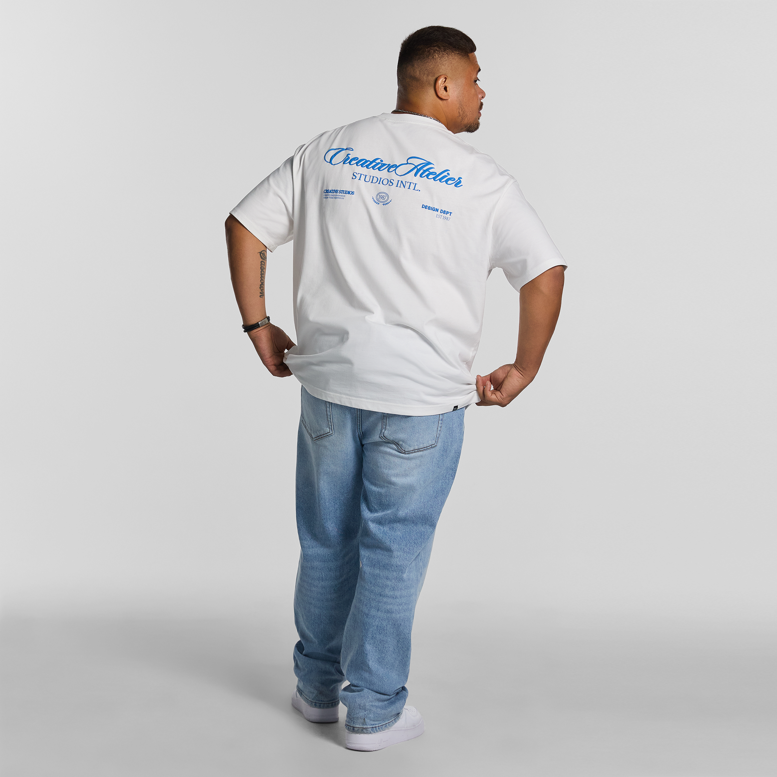 Off White Dex Relaxed Crew Neck Tee