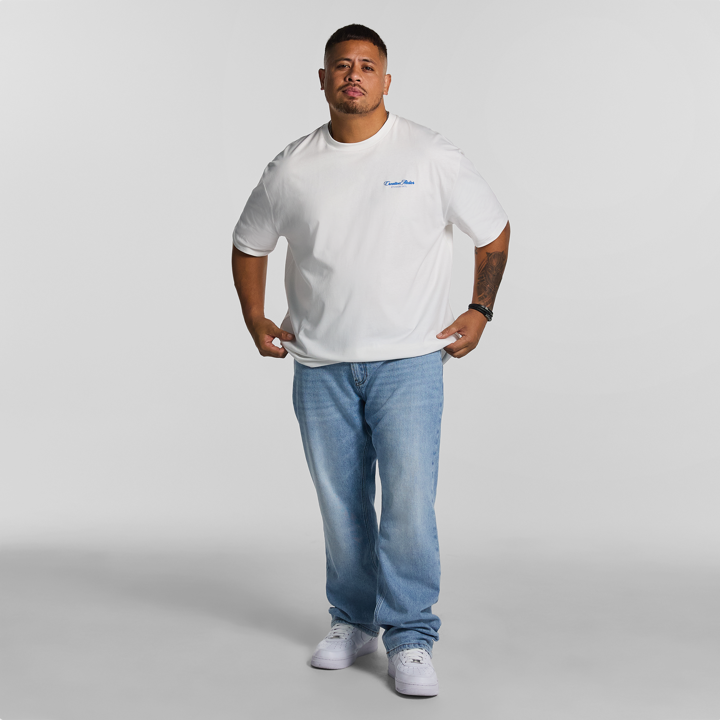 Off White Dex Relaxed Crew Neck Tee