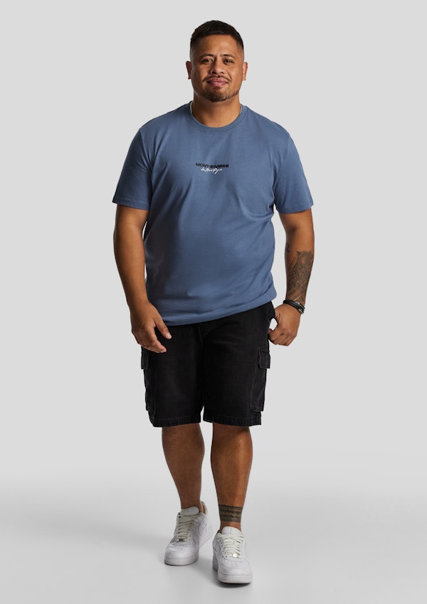 Blue Earl Crew Neck Tee