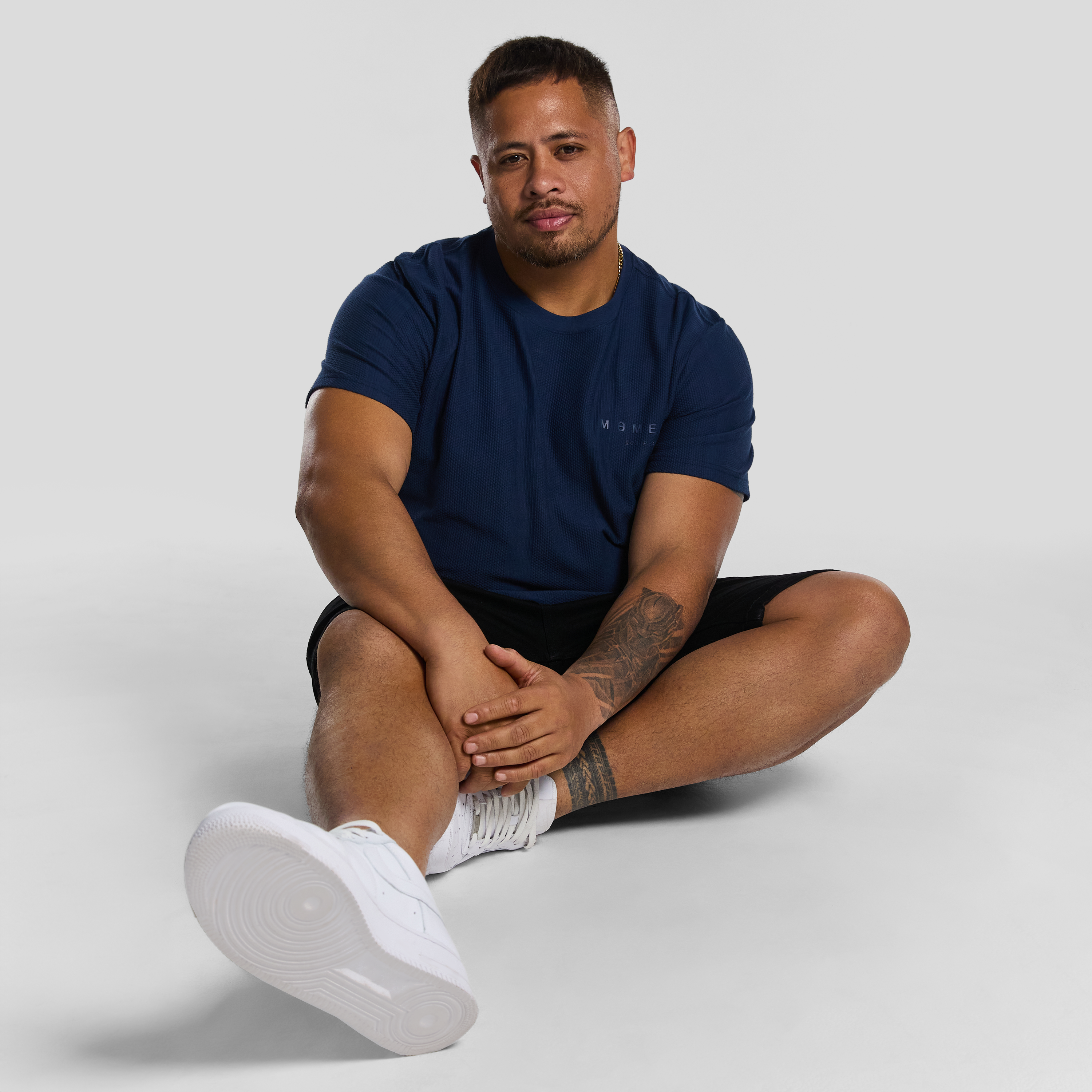 Blue Duke Textured Crew Tee