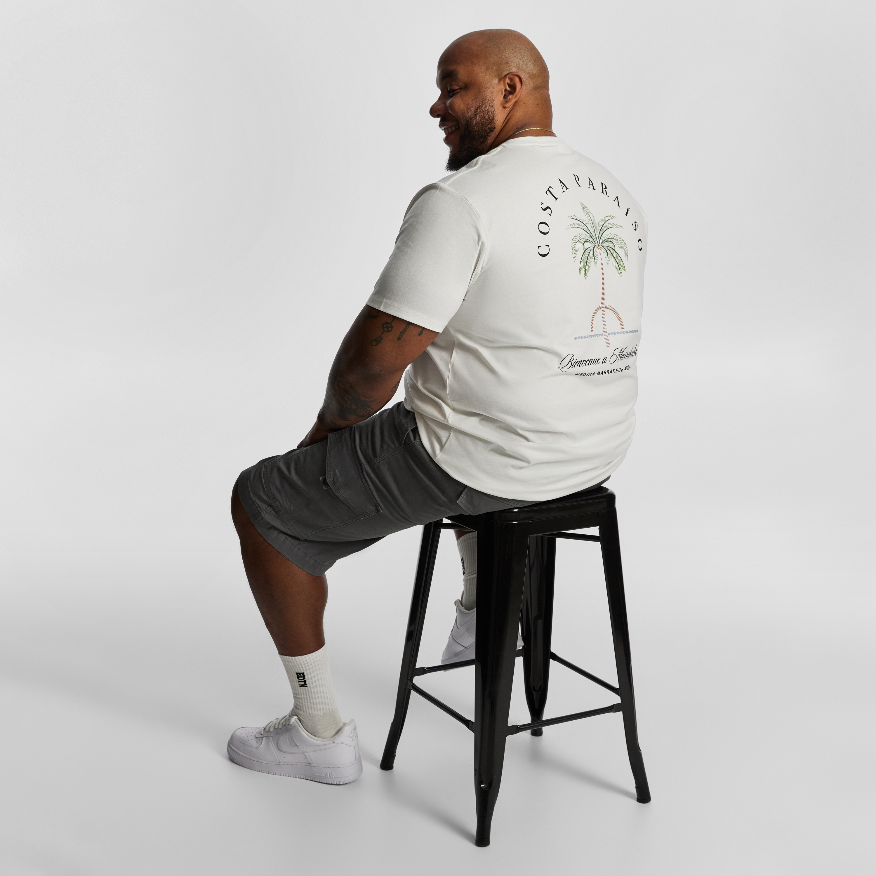 Off White Playa Relaxed Crew Tee