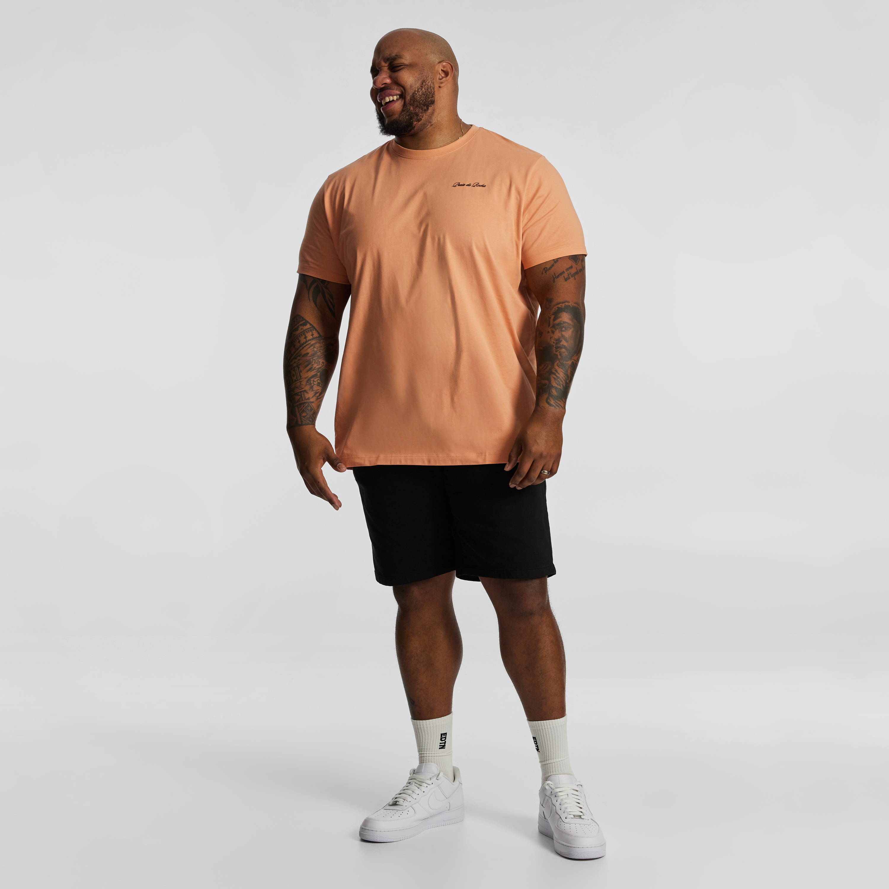 Orange Villa Crew Neck Tee