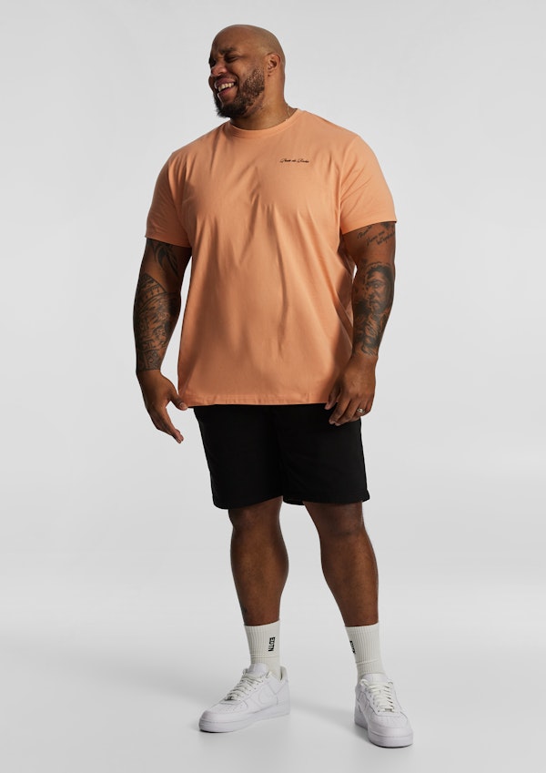 Orange Villa Crew Neck Tee