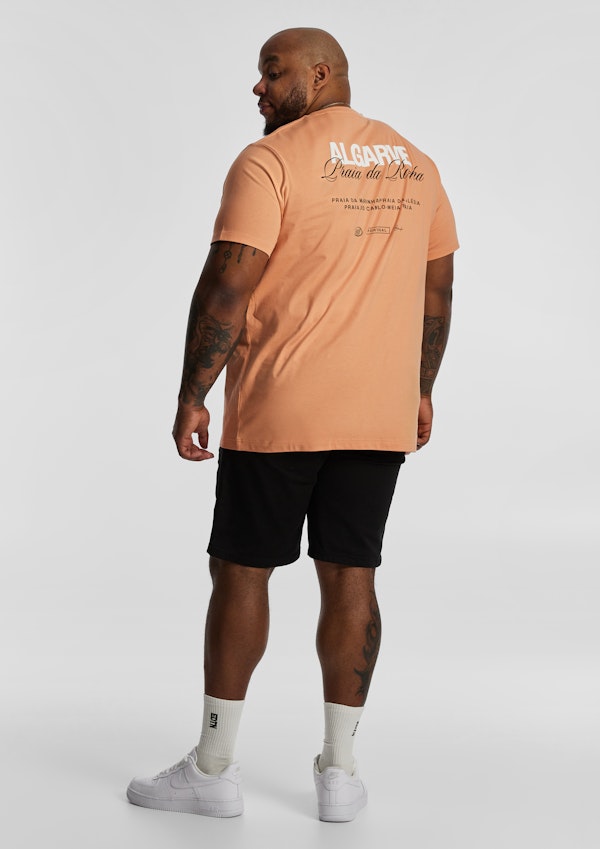 Orange Villa Crew Neck Tee
