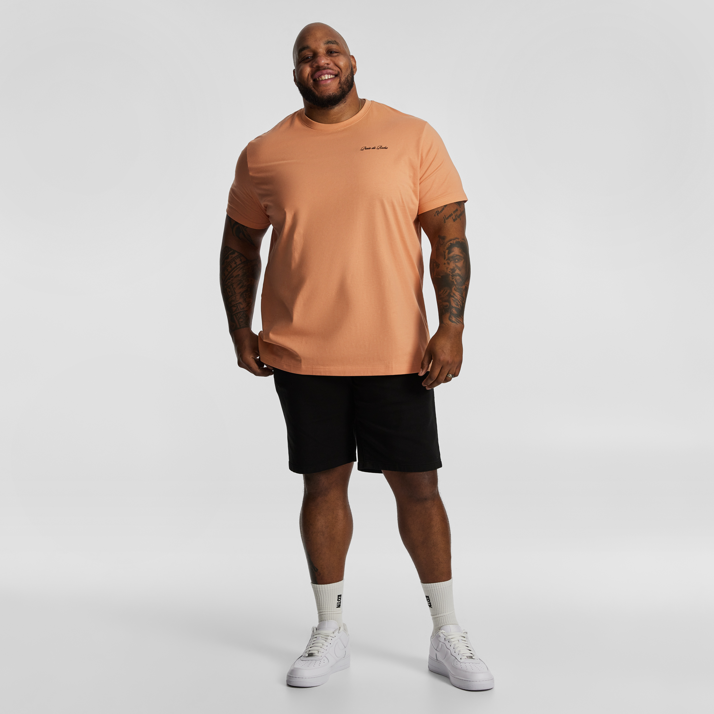 Orange Villa Crew Neck Tee