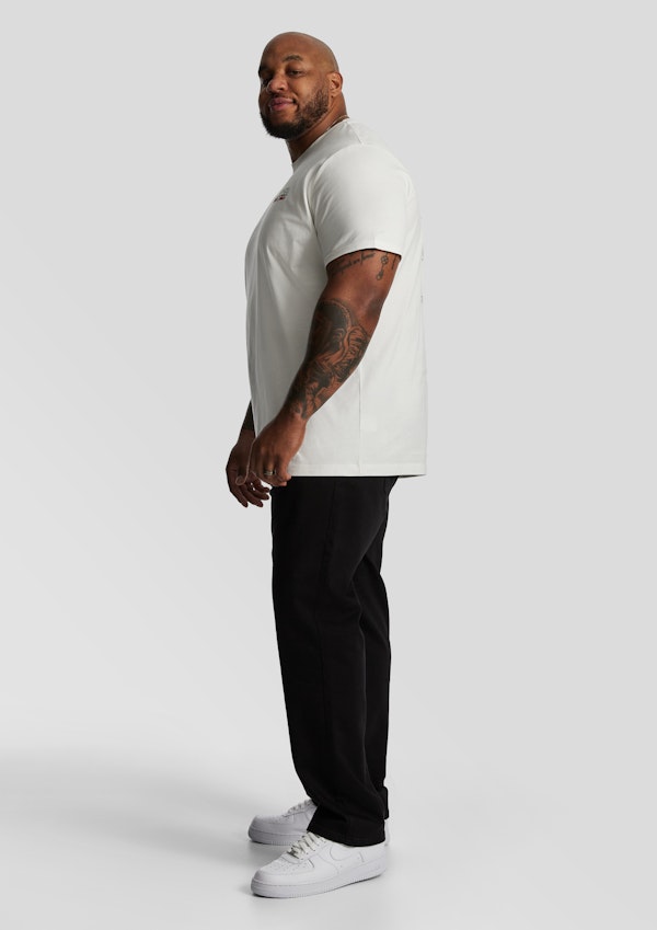 Off White Vin Relaxed Crew Neck Tee