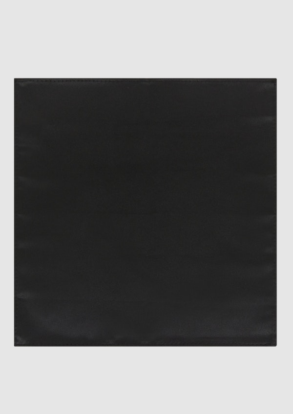 Black Pocket Square