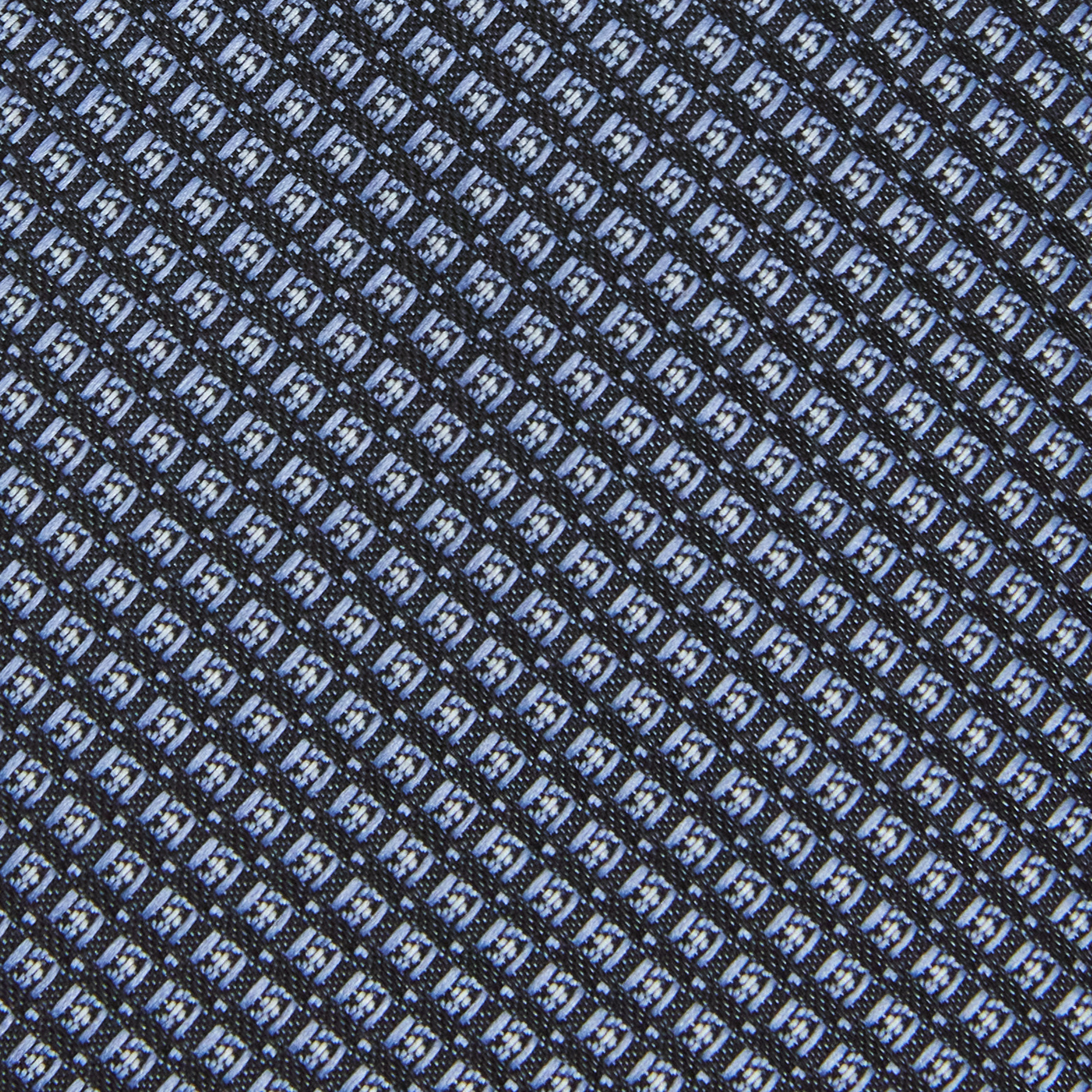 Steel Blue Jacquard 6 Cm Tie