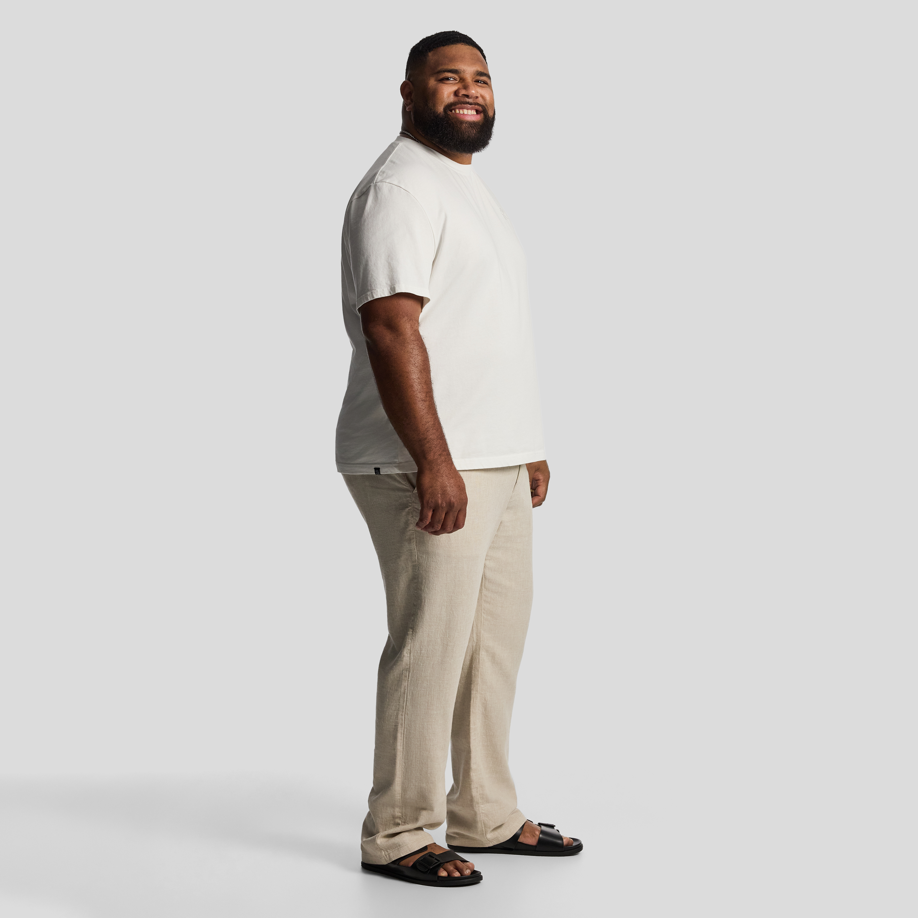 Sand Cabana Linen Blend Pant