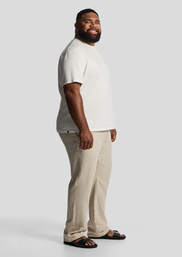 Sand Cabana Linen Blend Pant