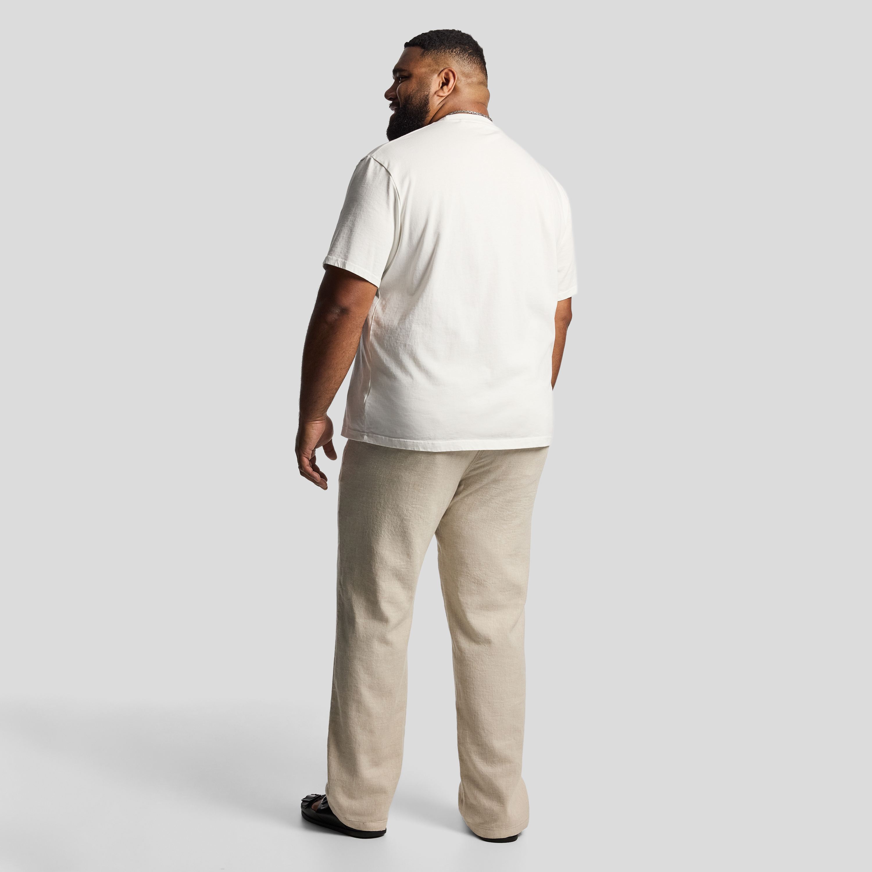 Sand Cabana Linen Blend Pant