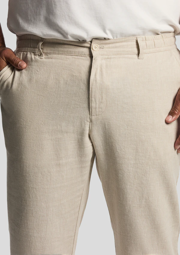 Sand Cabana Linen Blend Pant