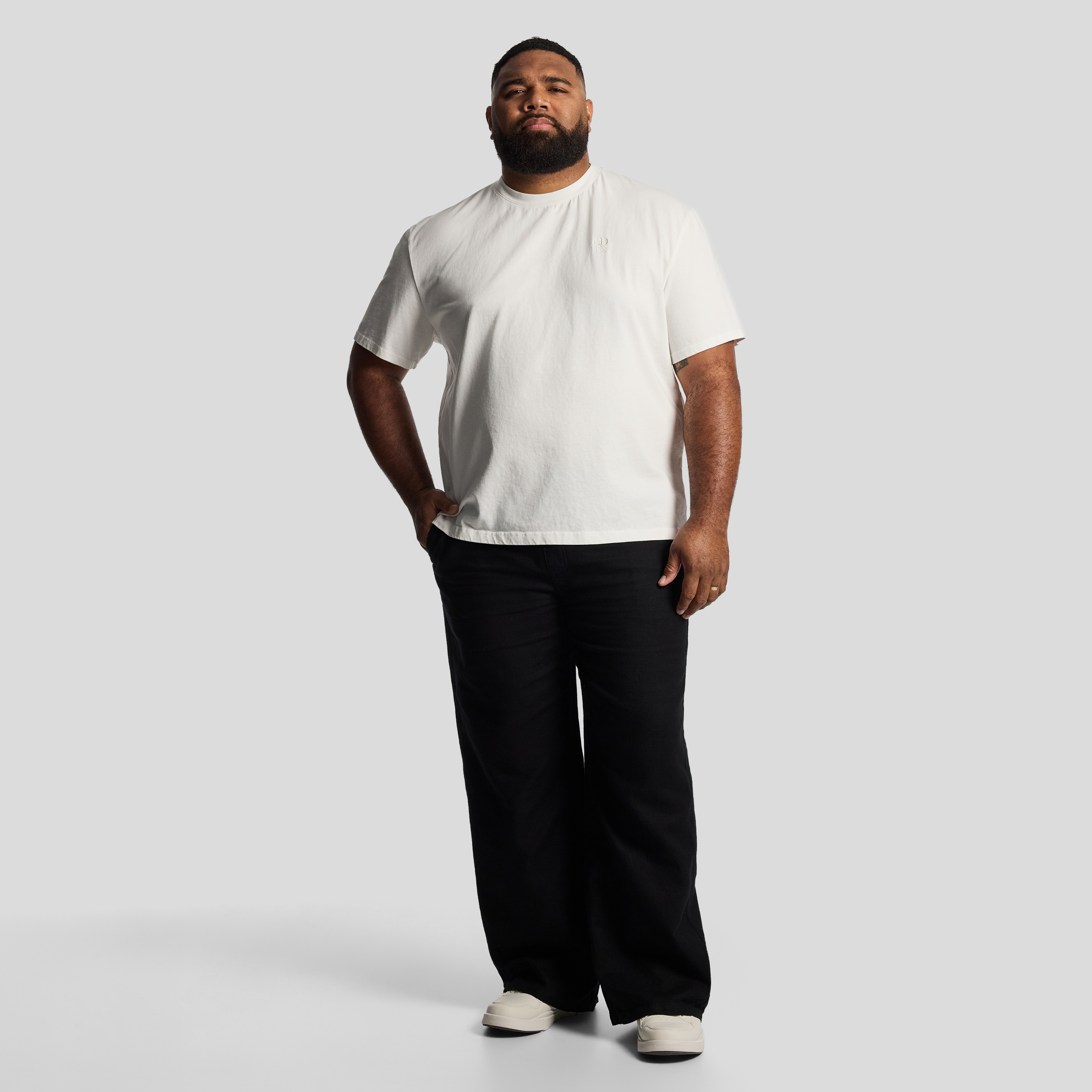 Black Kai Relaxed Textured Pant