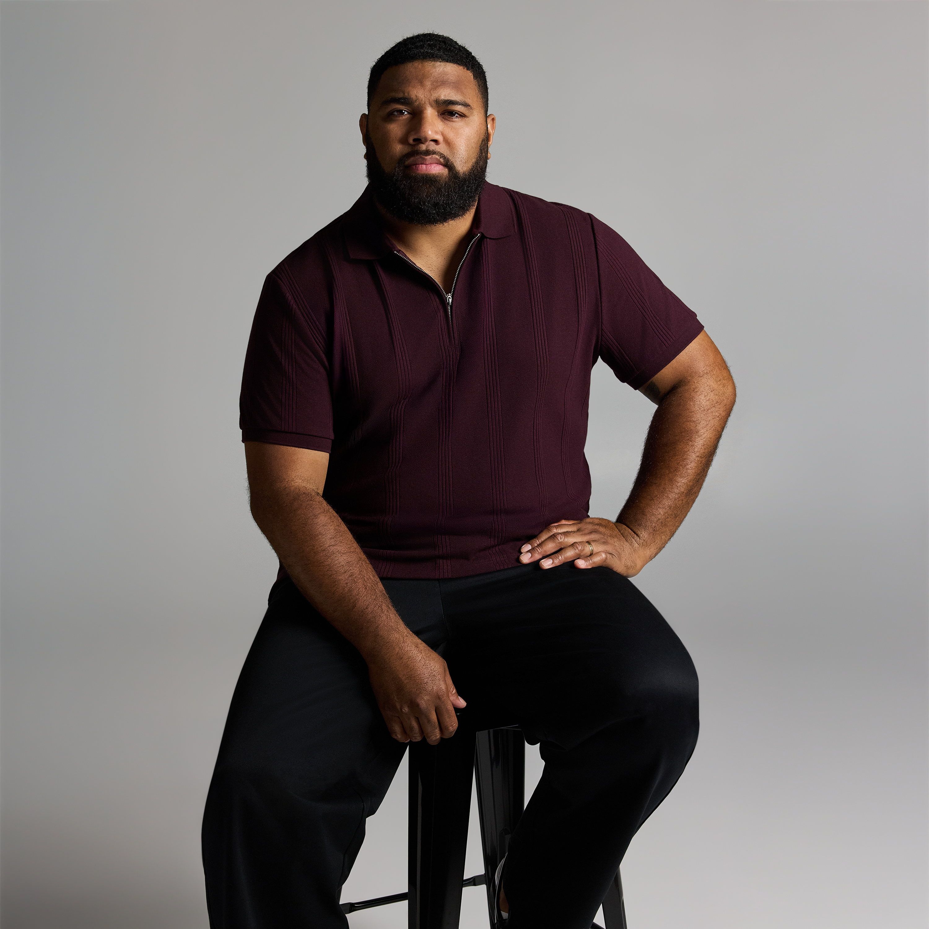 Black Dixon Relaxed Chino