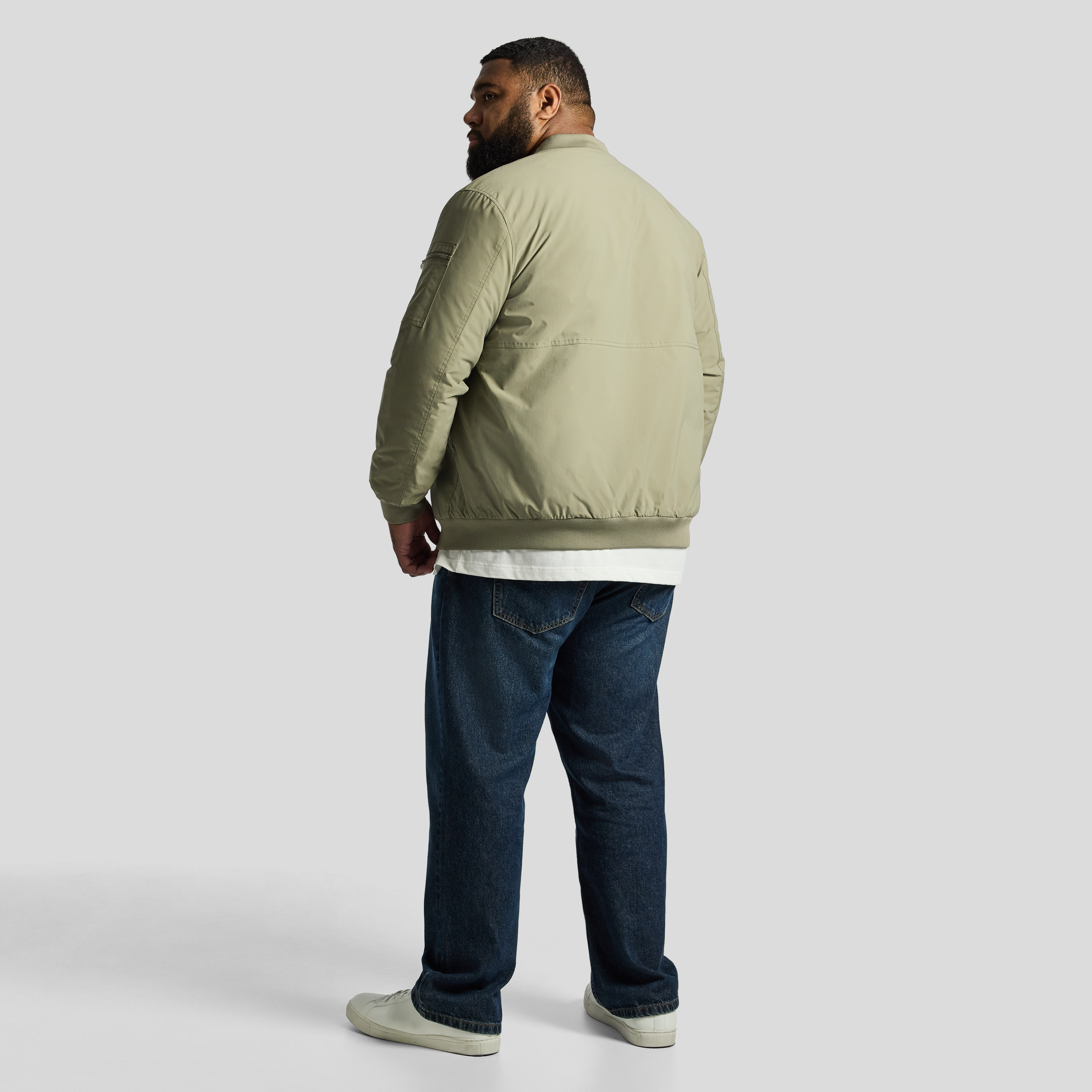 Light Green Scout Bomber Jacket