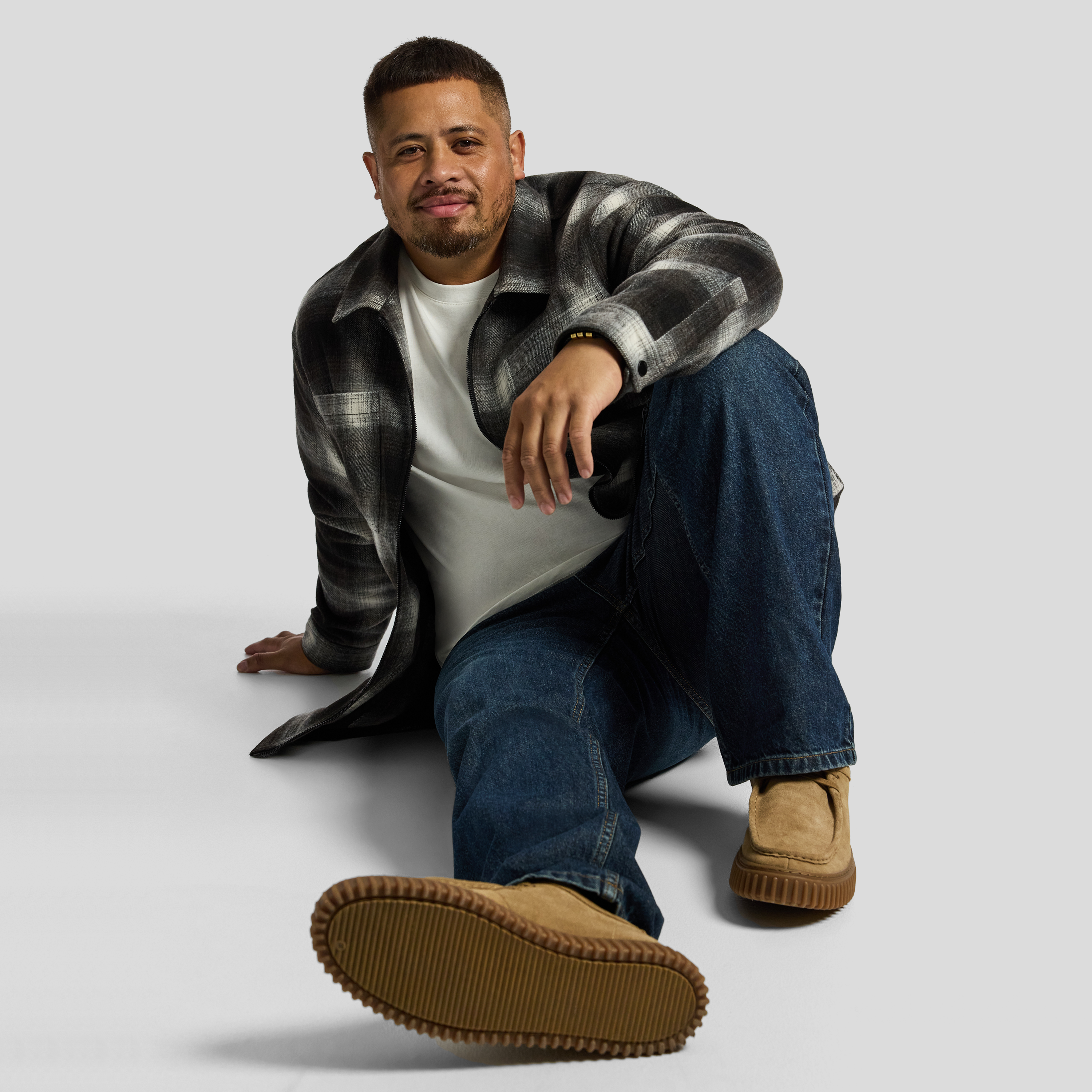 Brown Sterling Check Shacket