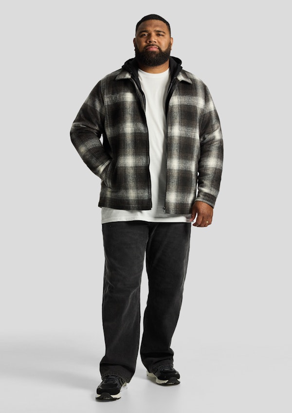 Brown Sterling Check Shacket