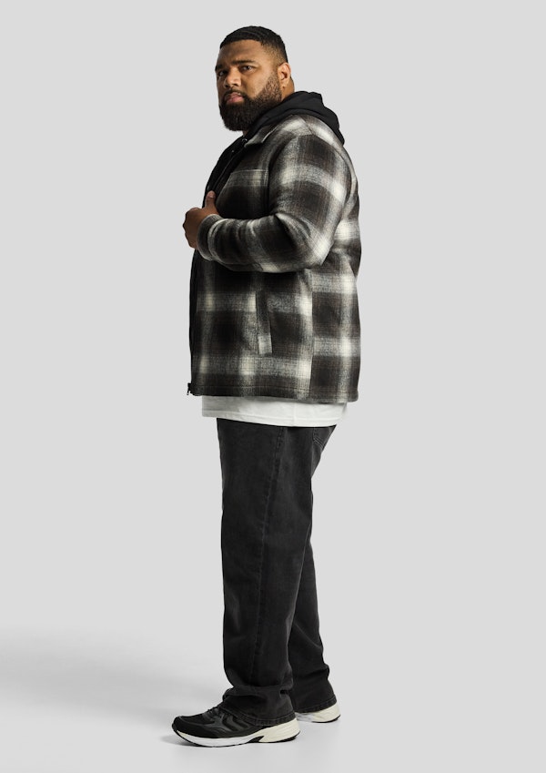 Brown Sterling Check Shacket