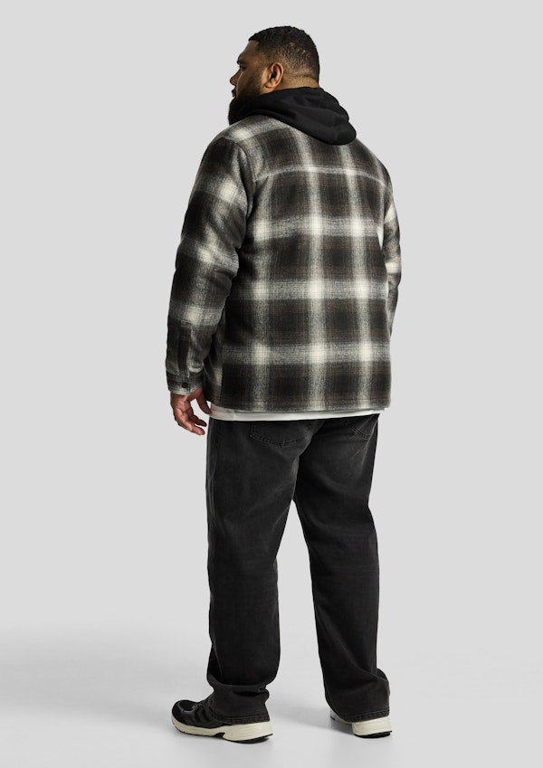 Brown Sterling Check Shacket