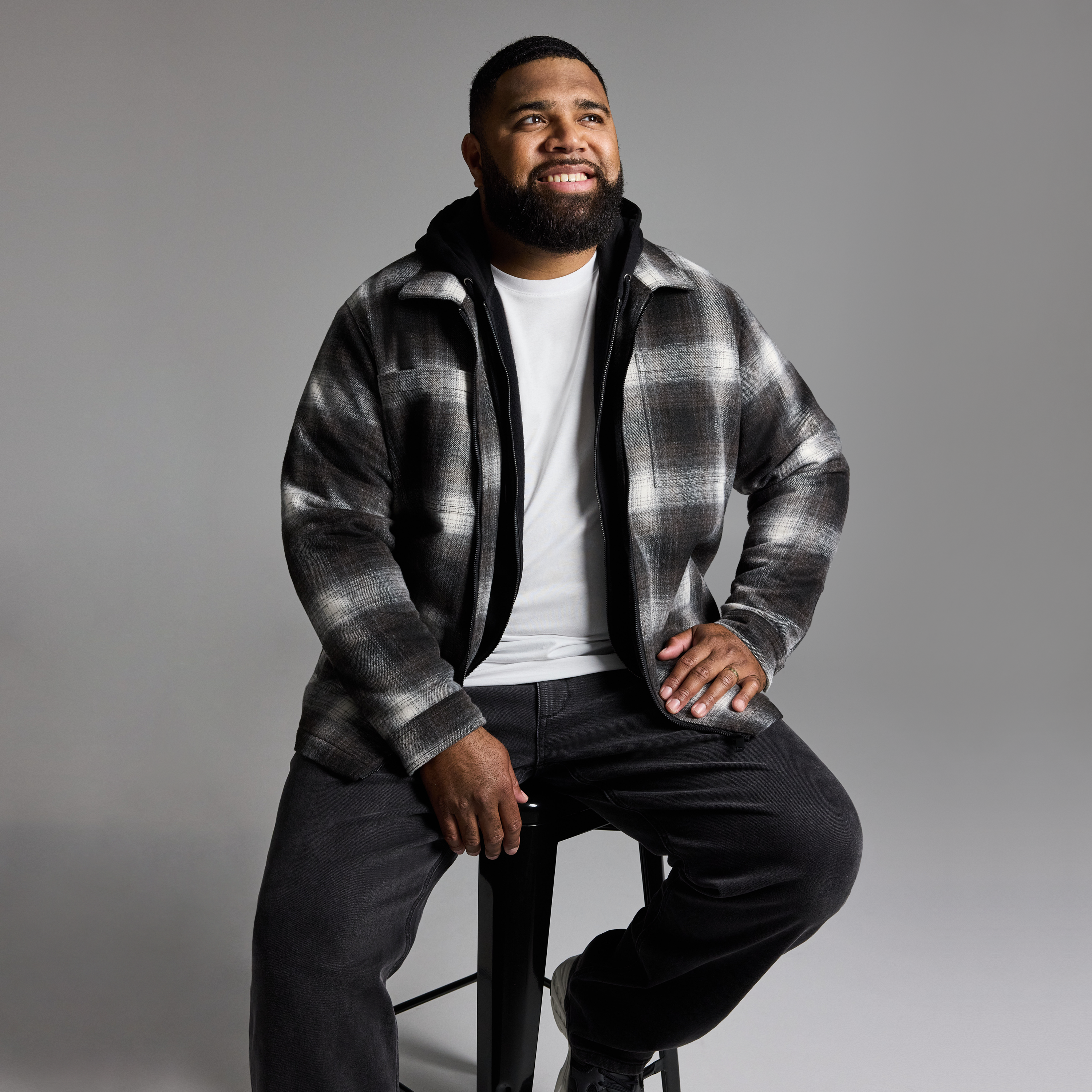 Brown Sterling Check Shacket