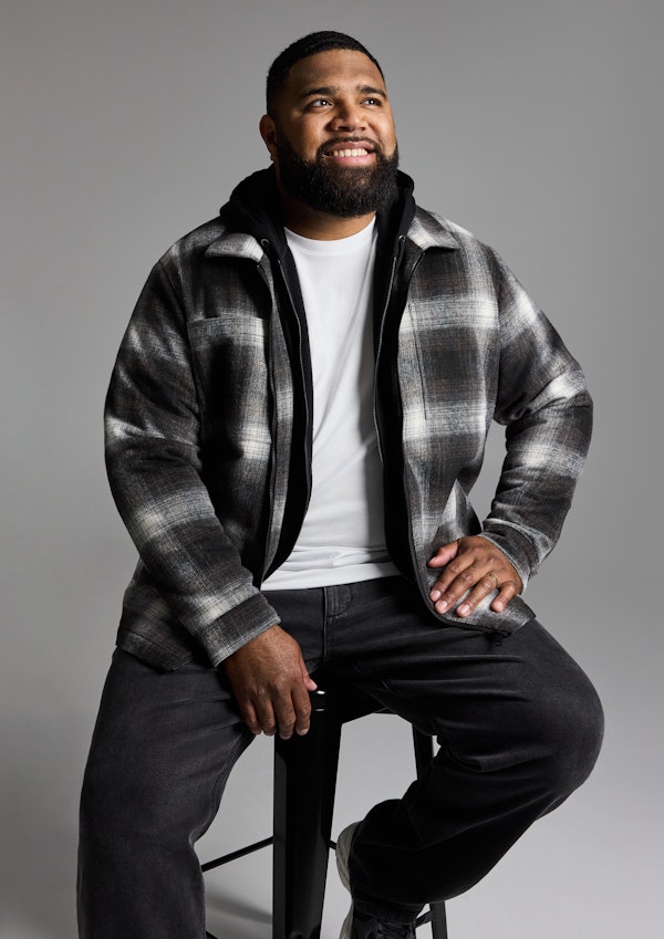 Brown Sterling Check Shacket