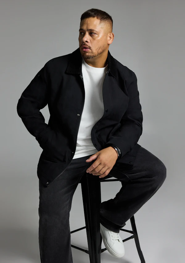 Black Outlander Worker Jacket