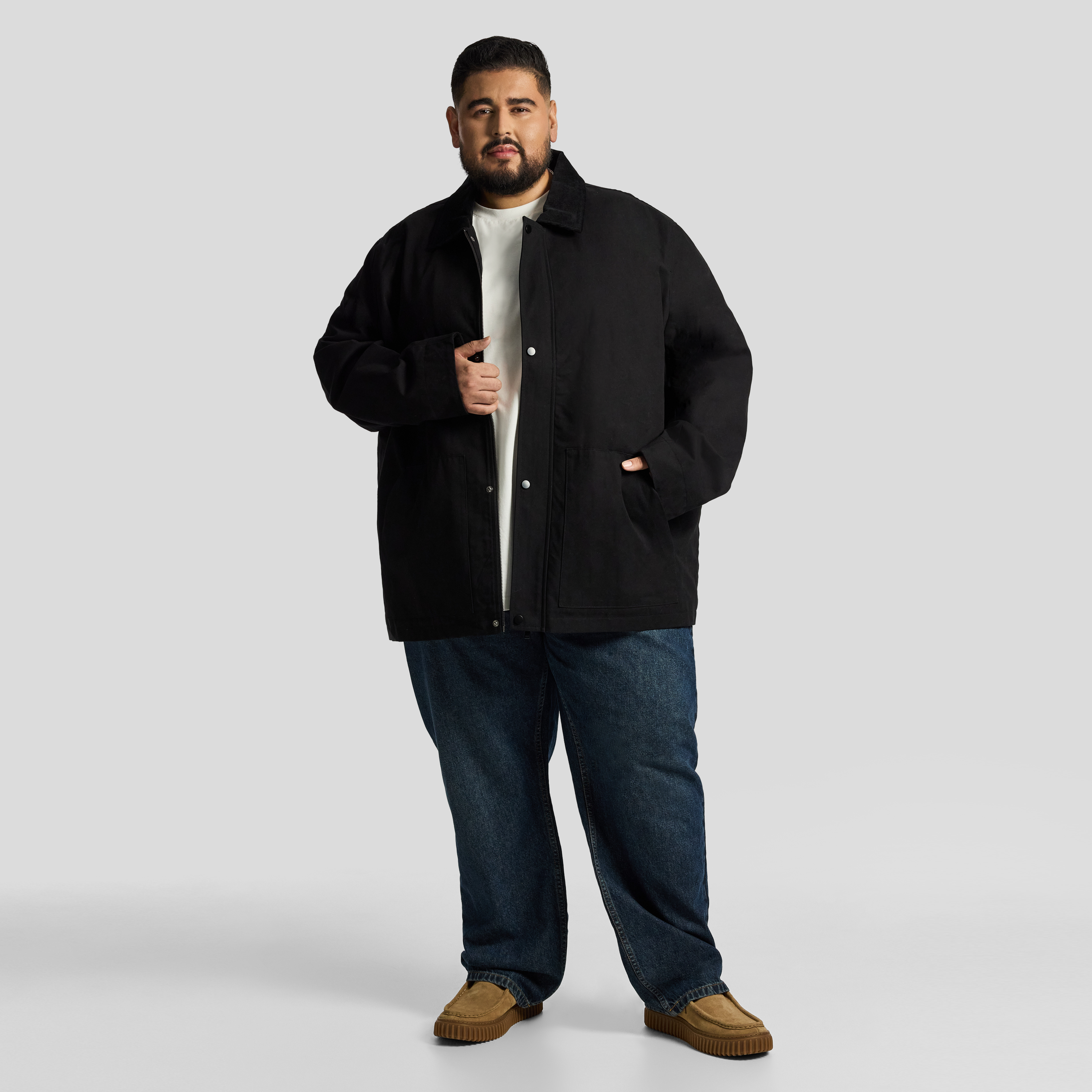 Black Outlander Worker Jacket