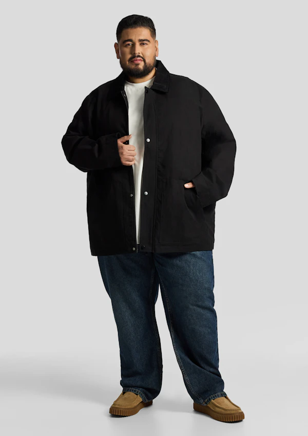 Black Outlander Worker Jacket