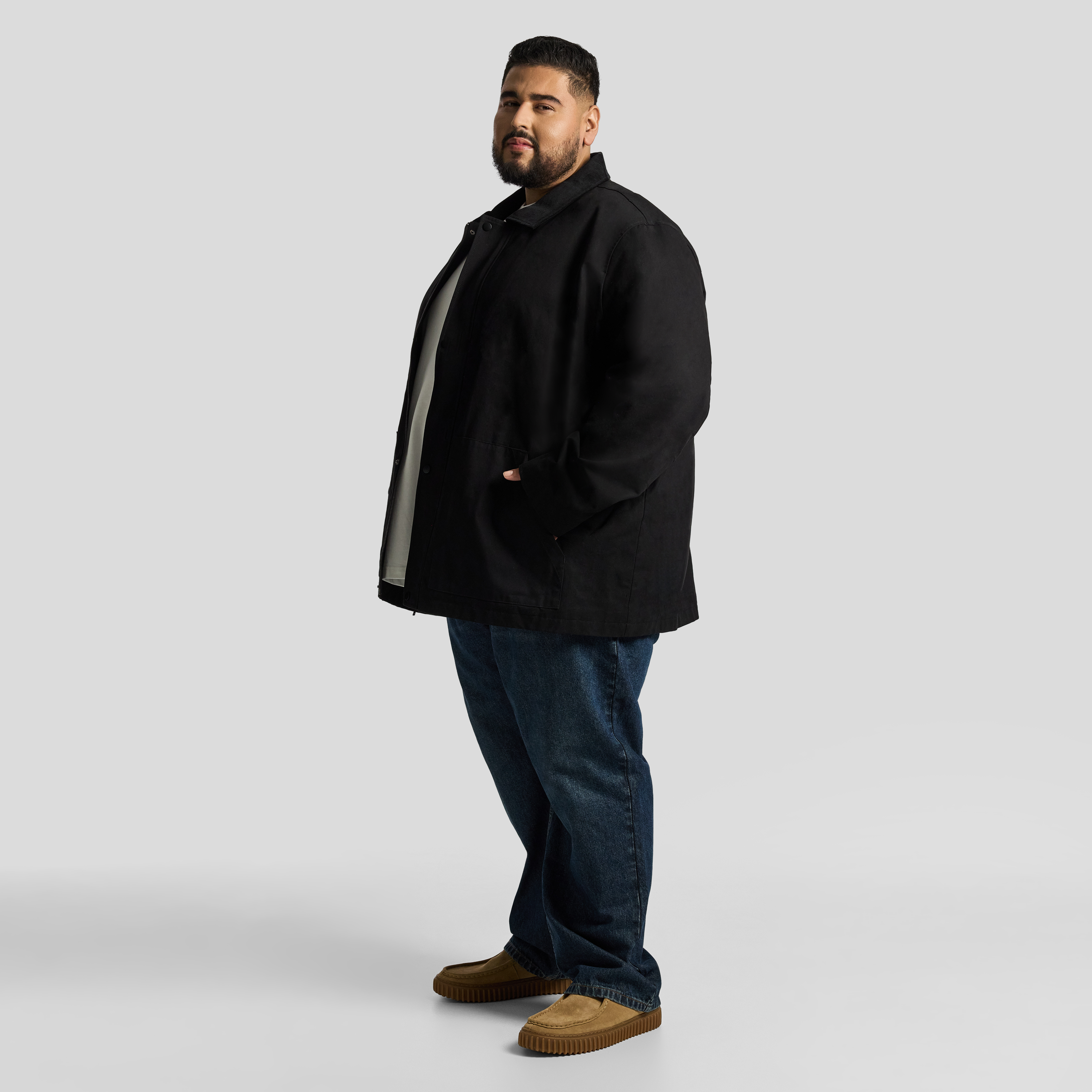 Black Outlander Worker Jacket