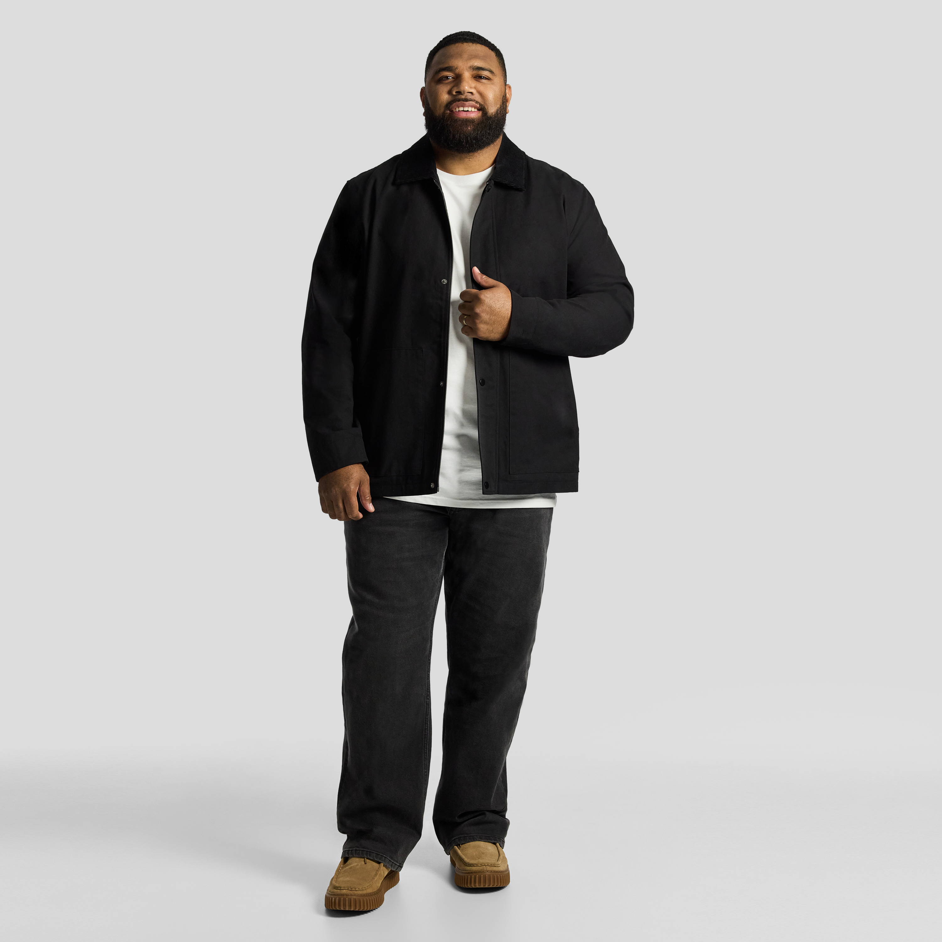 Black Outlander Worker Jacket