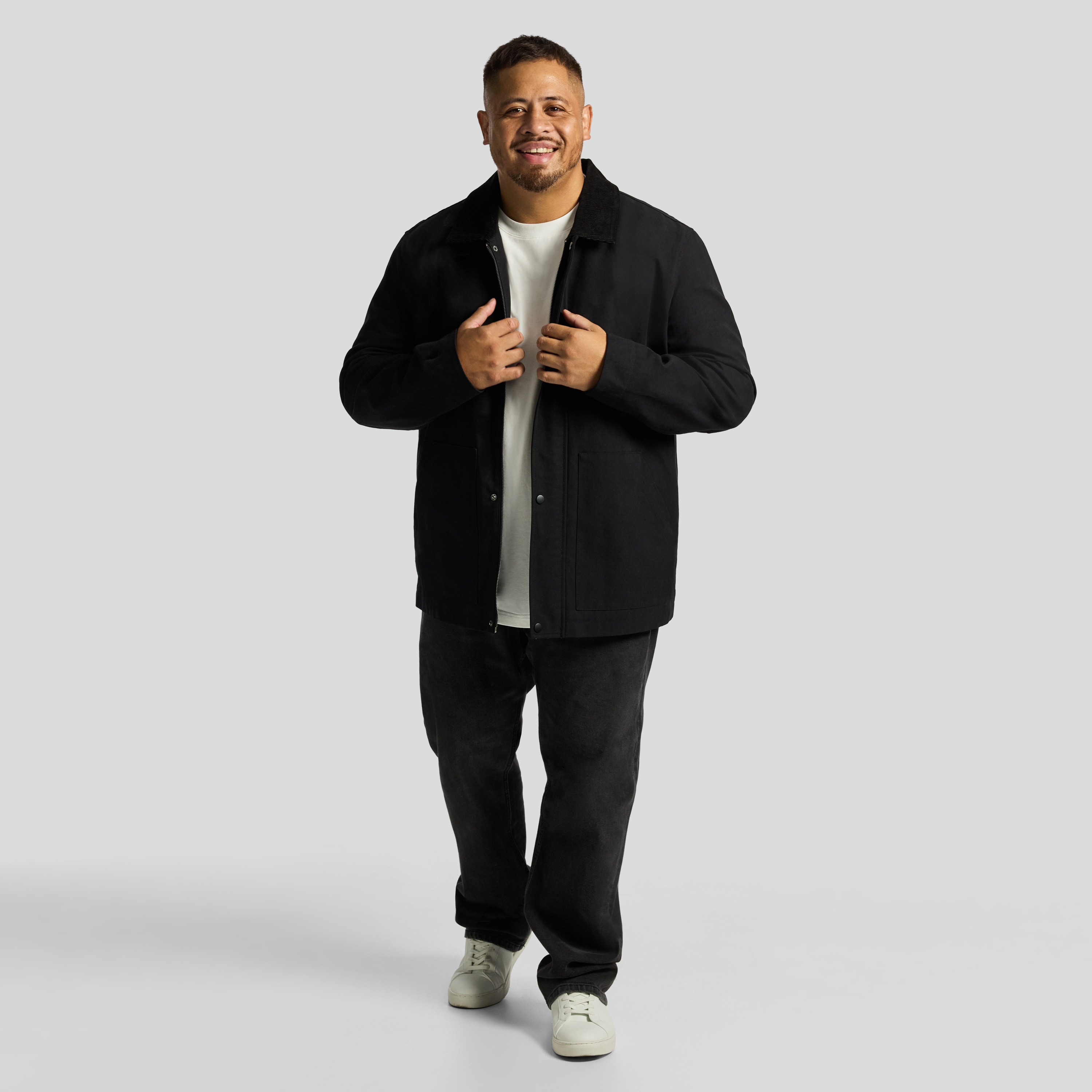 Black Outlander Worker Jacket