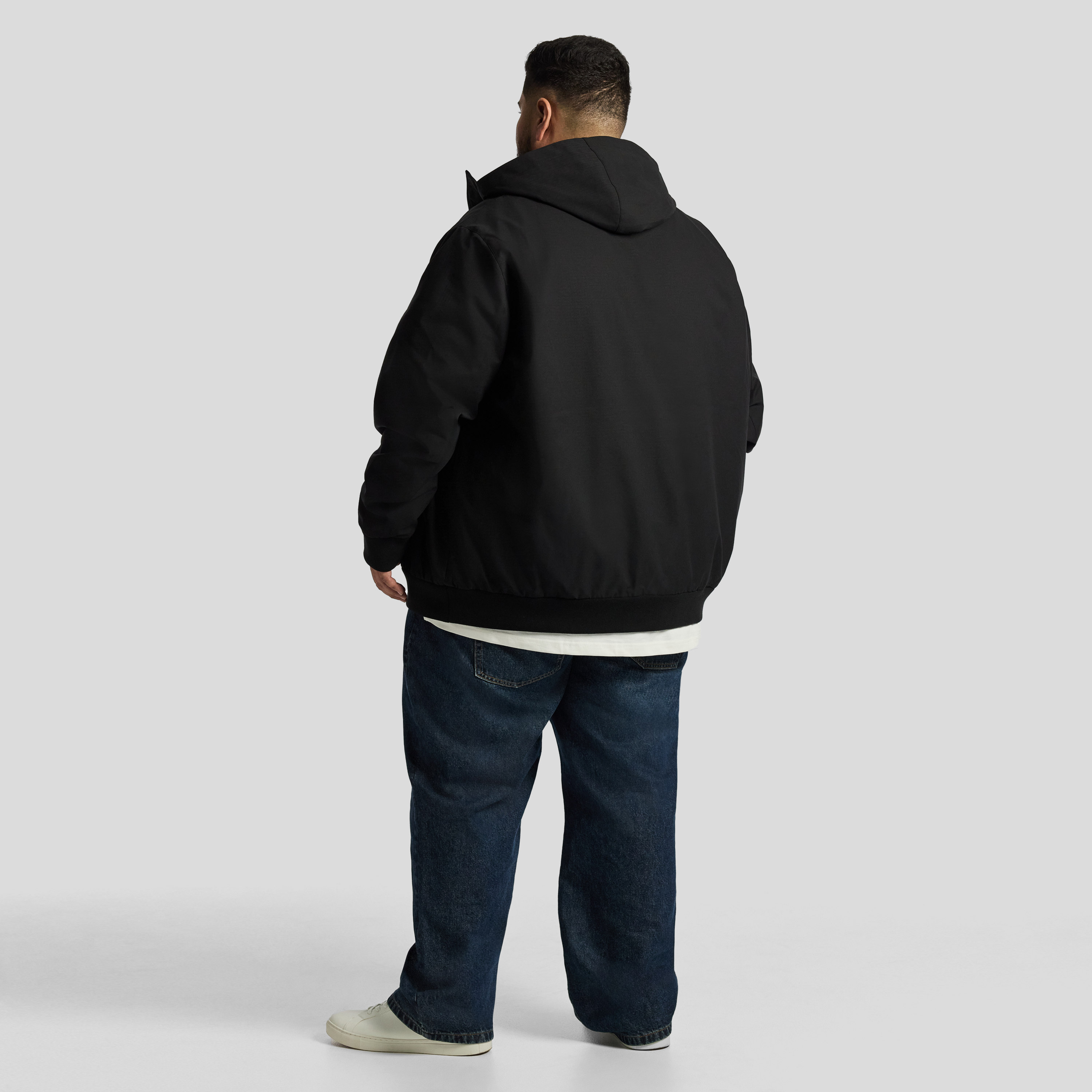 Black Lincoln Hooded Jacket