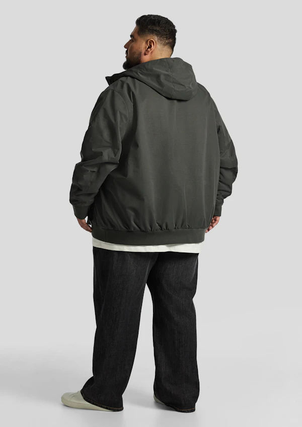 Military Green Lincoln Hooded Jacket