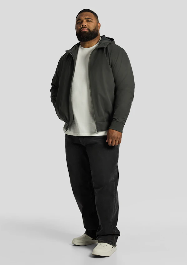 Military Green Lincoln Hooded Jacket