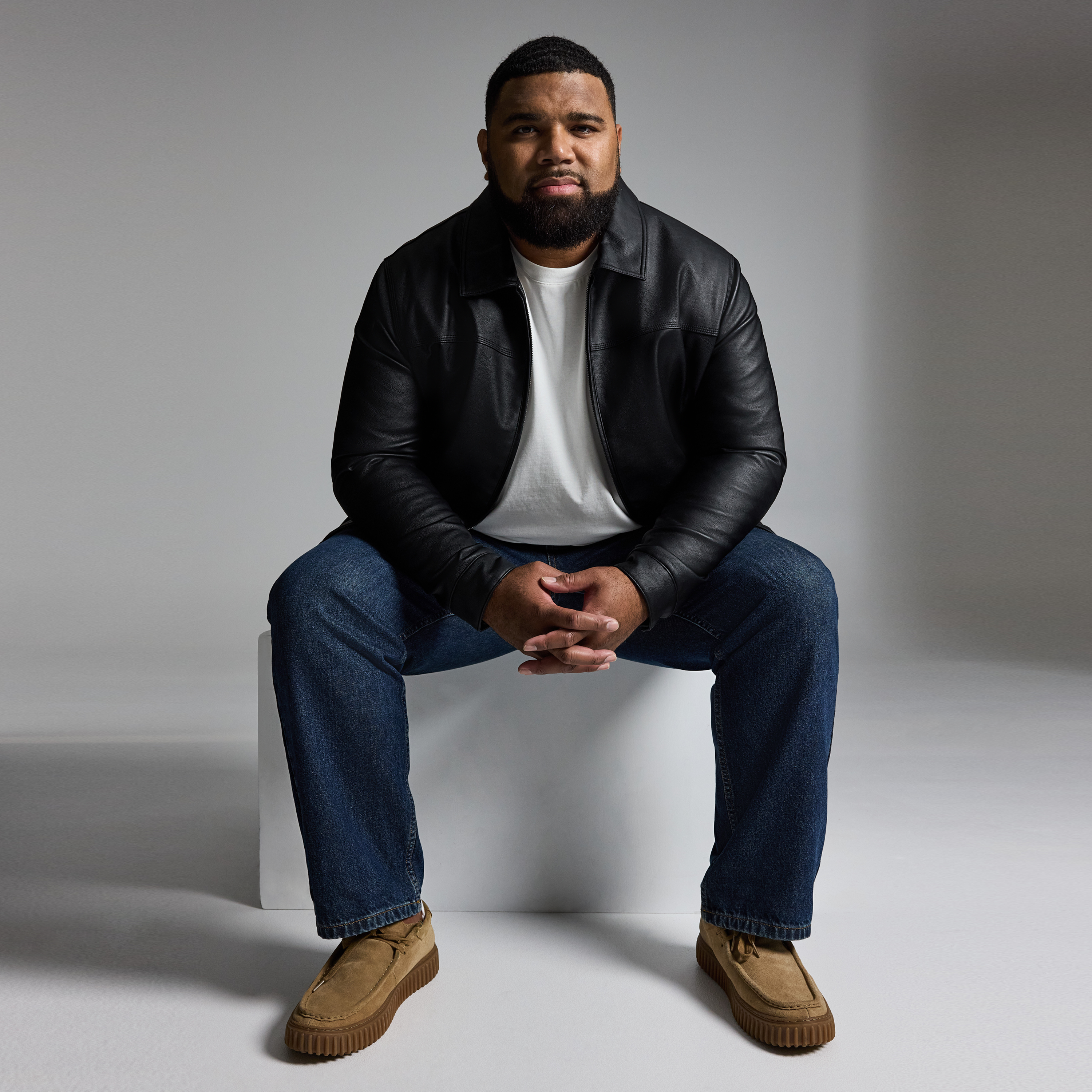 Black Jagger Faux Leather Jacket