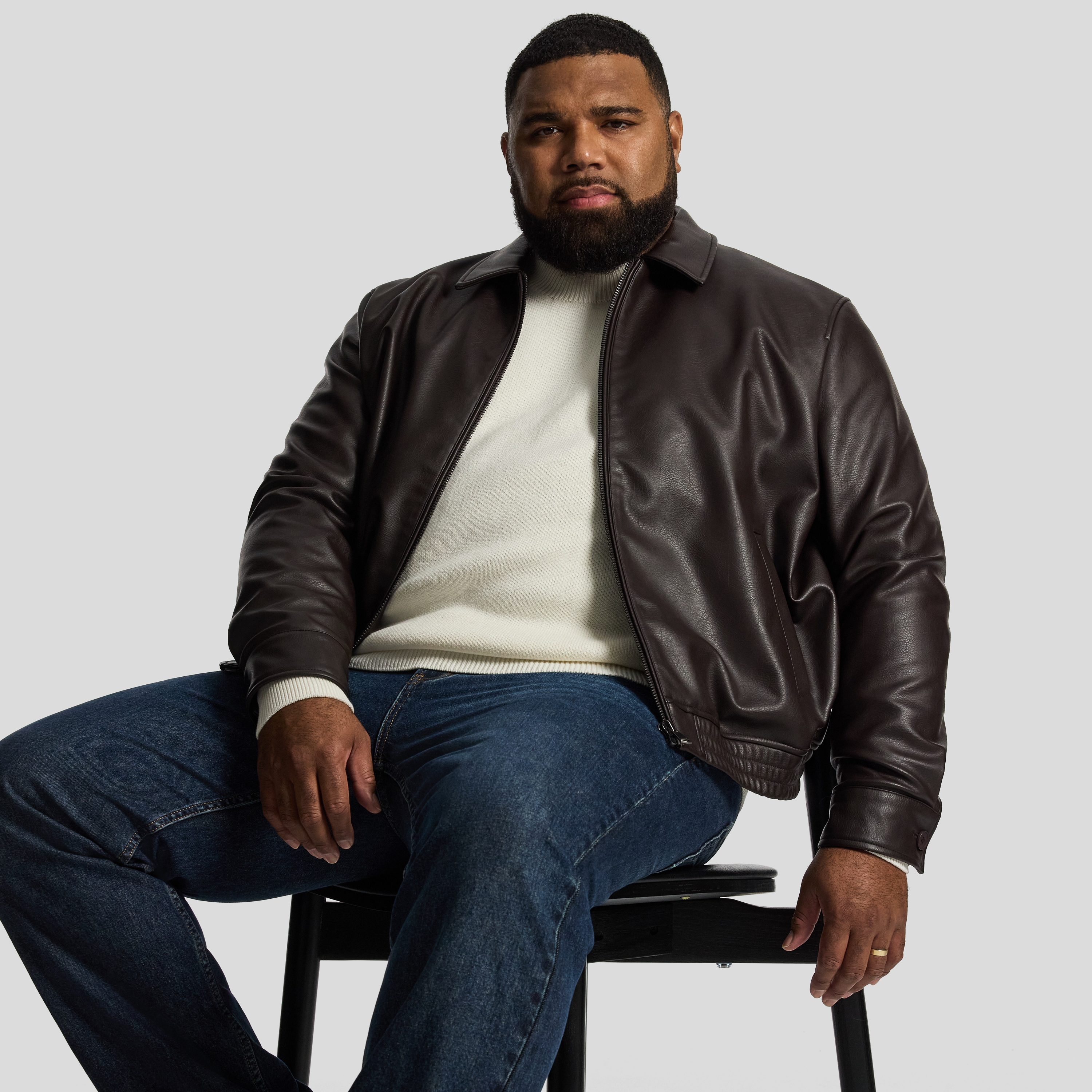 Dylan Faux Leather Jacket