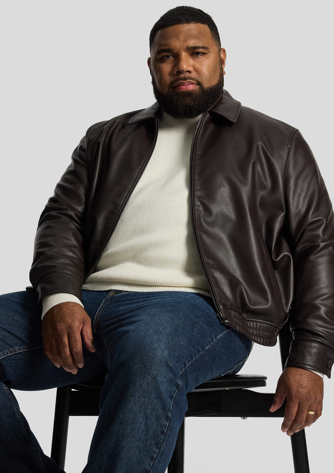 Dylan Faux Leather Jacket