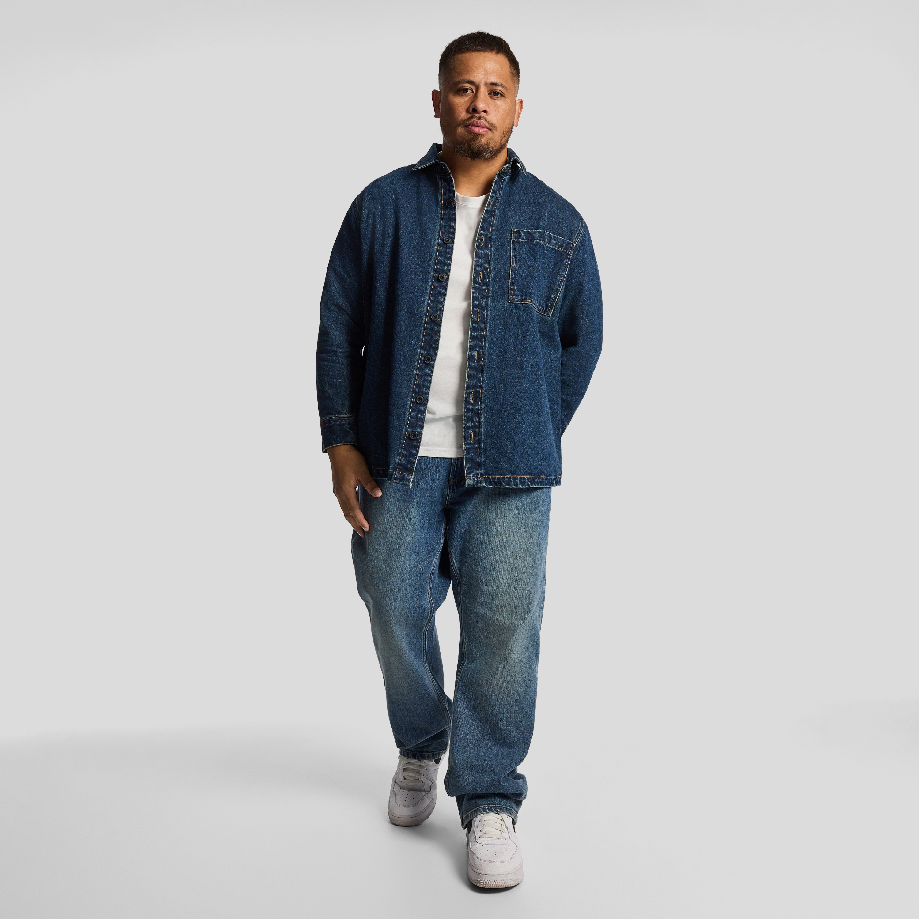 Dark Denim Rowe Overshirt