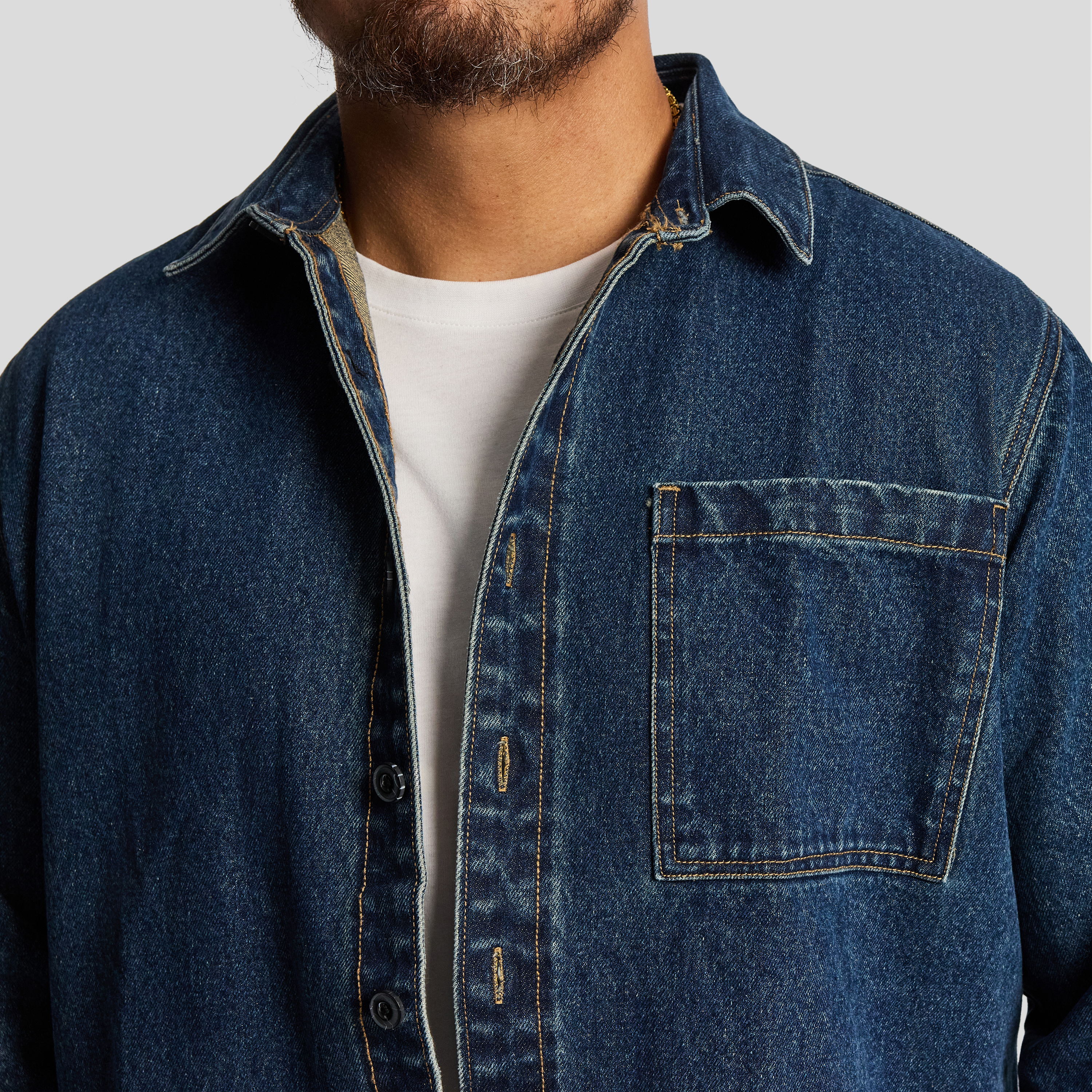 Dark Denim Rowe Overshirt