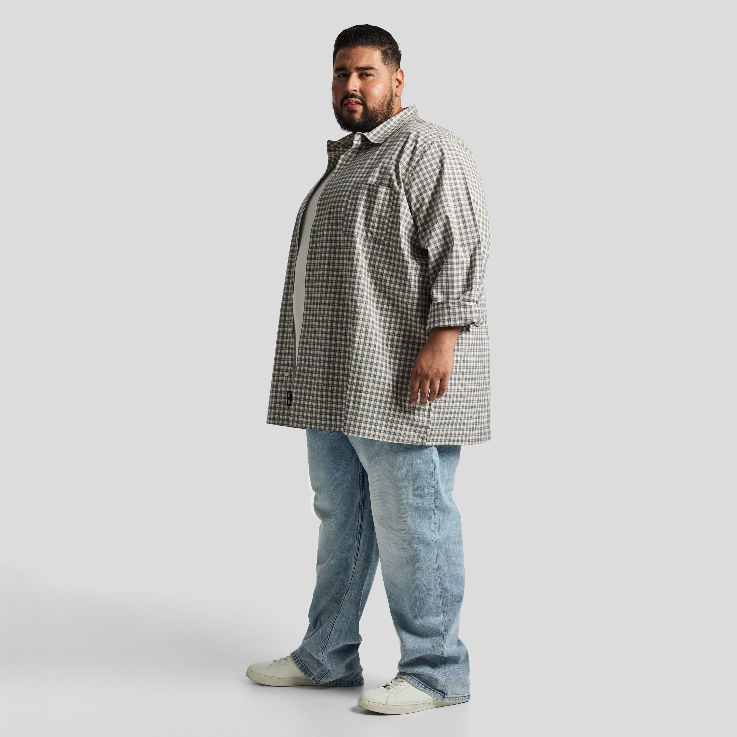 Grey Ash Check Shirt