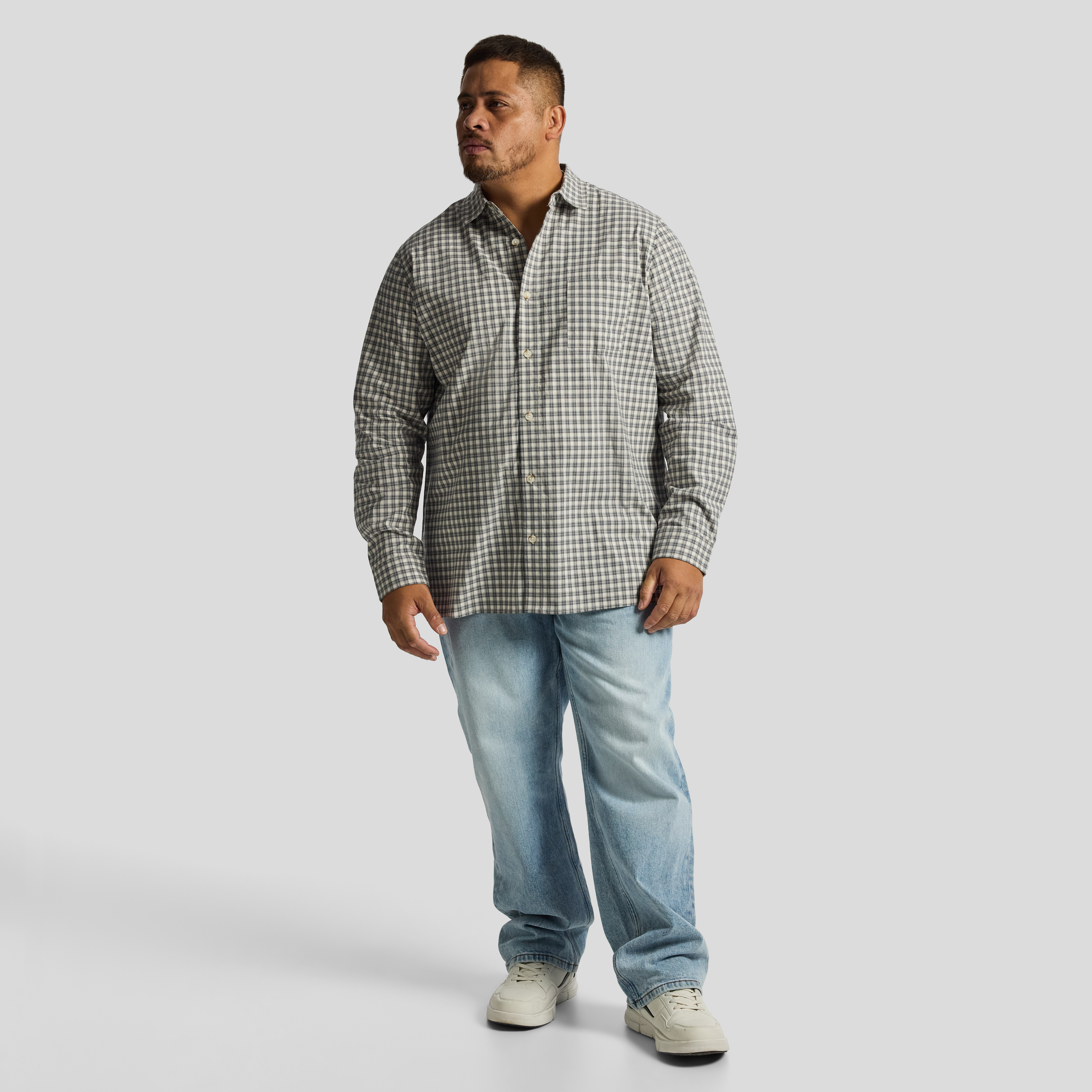 Grey Ash Check Shirt