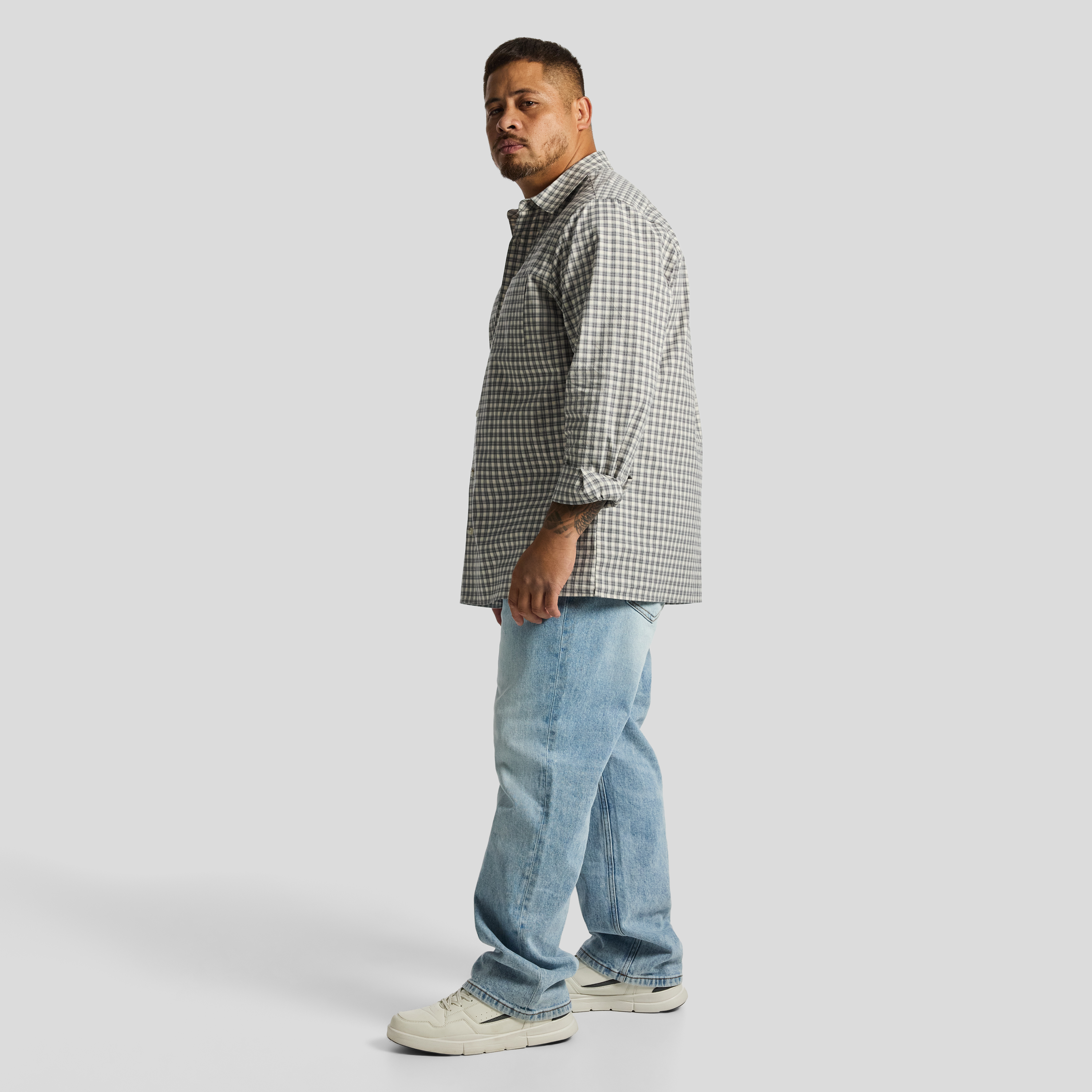 Grey Ash Check Shirt