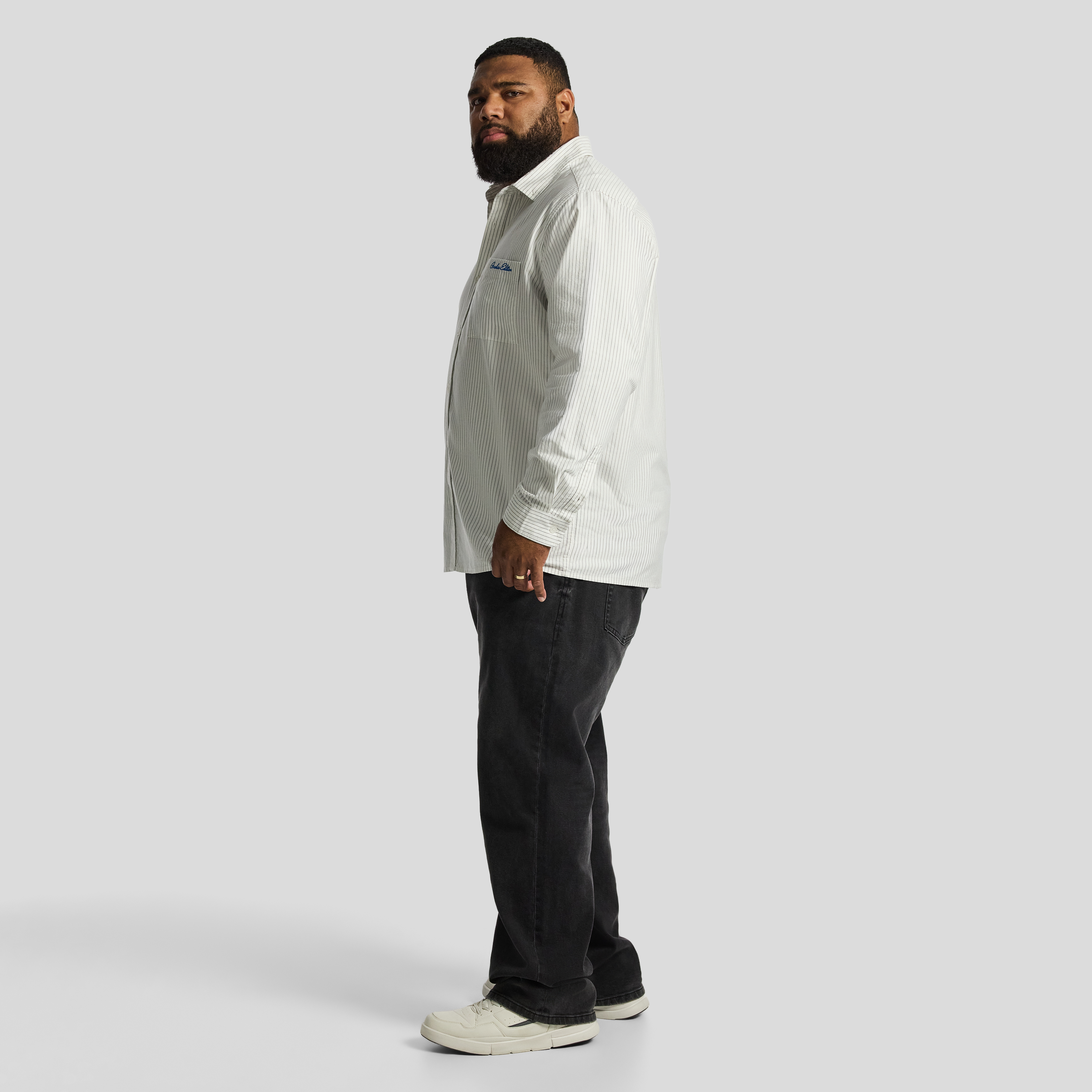 Off White Zorro Oxford Stripe Shirt