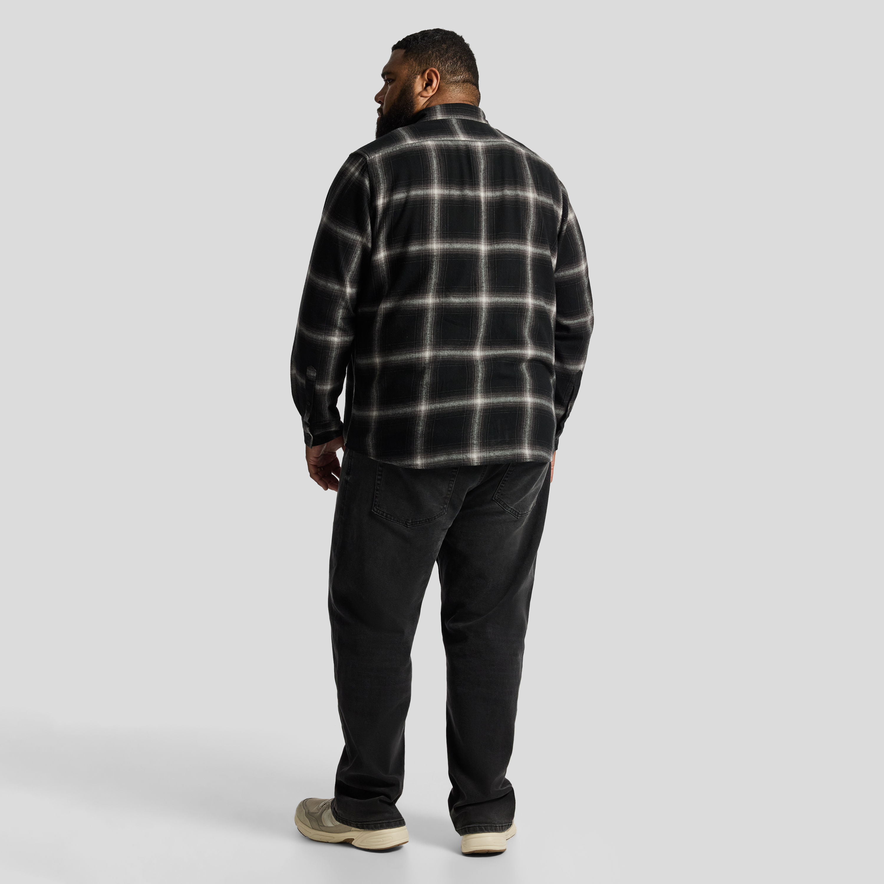 Black Brickfield Check Shirt